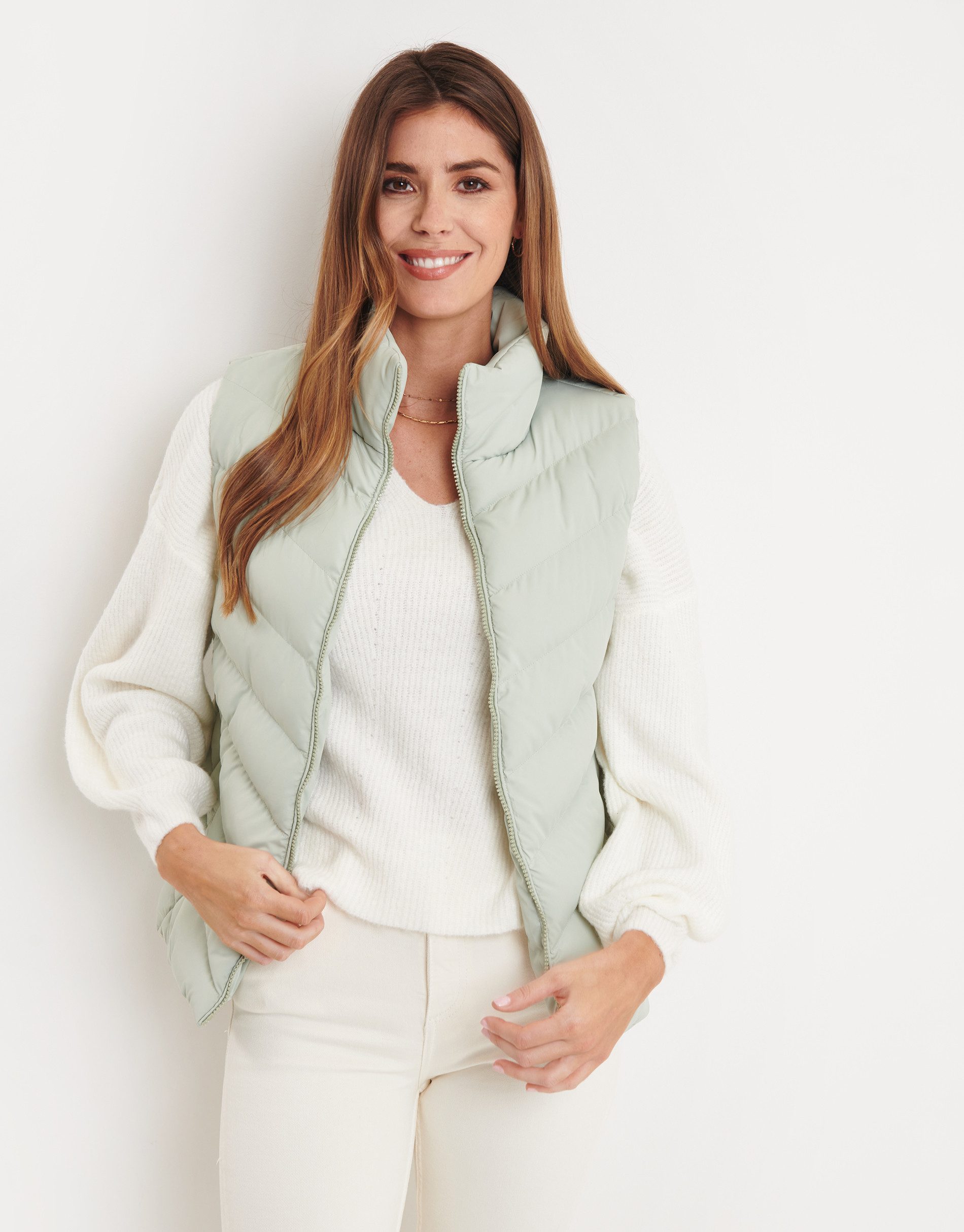 Threadbare Softshellweste Daffodil Quilted (1-tlg) mit Kragen
