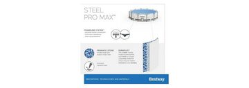 Bestway Pool Steel Pro Max™ Frame Pool Komplett-Set, rund