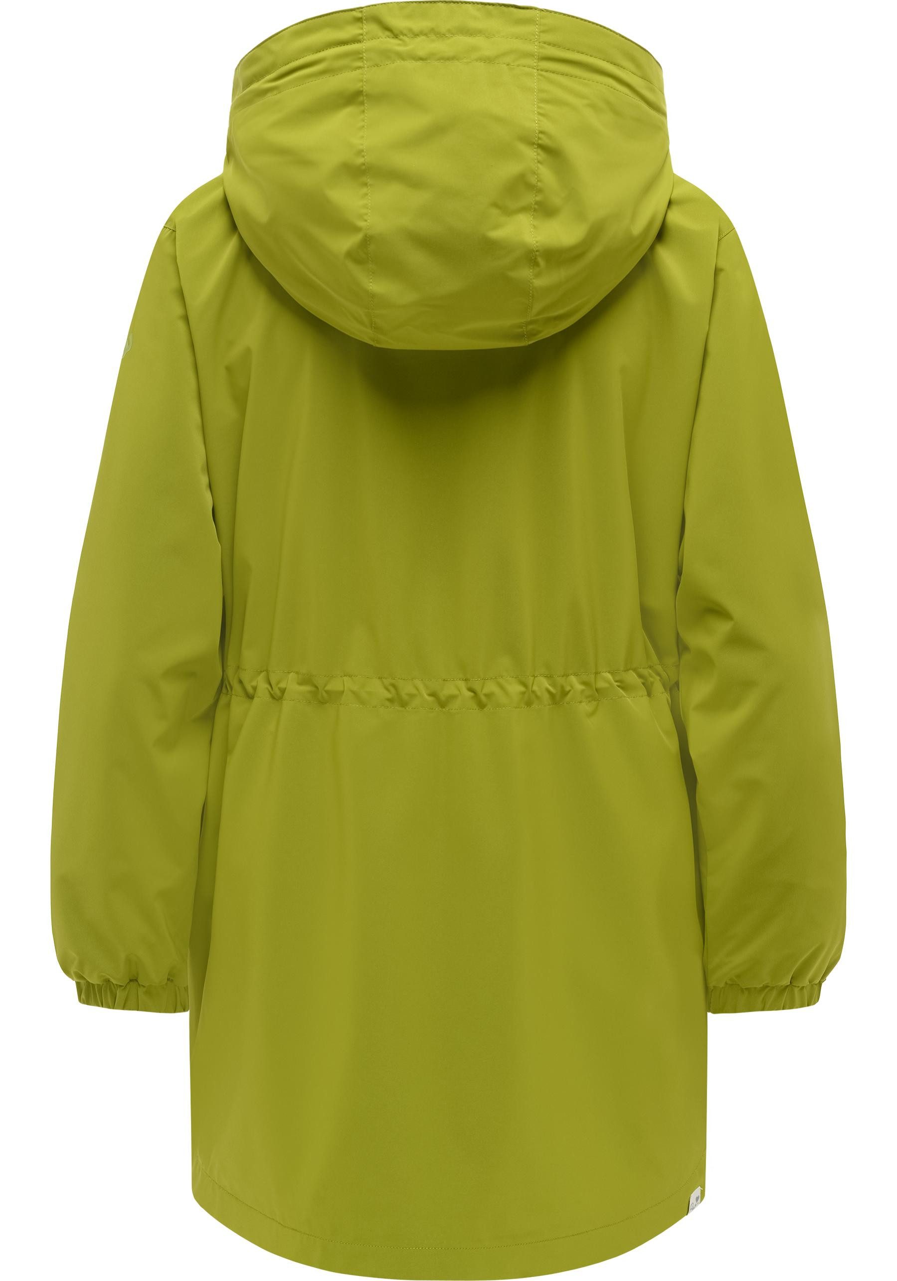 Ragwear Kurzmantel Brona Kurzer Damen Übergangsmantel mit Taillenzugband