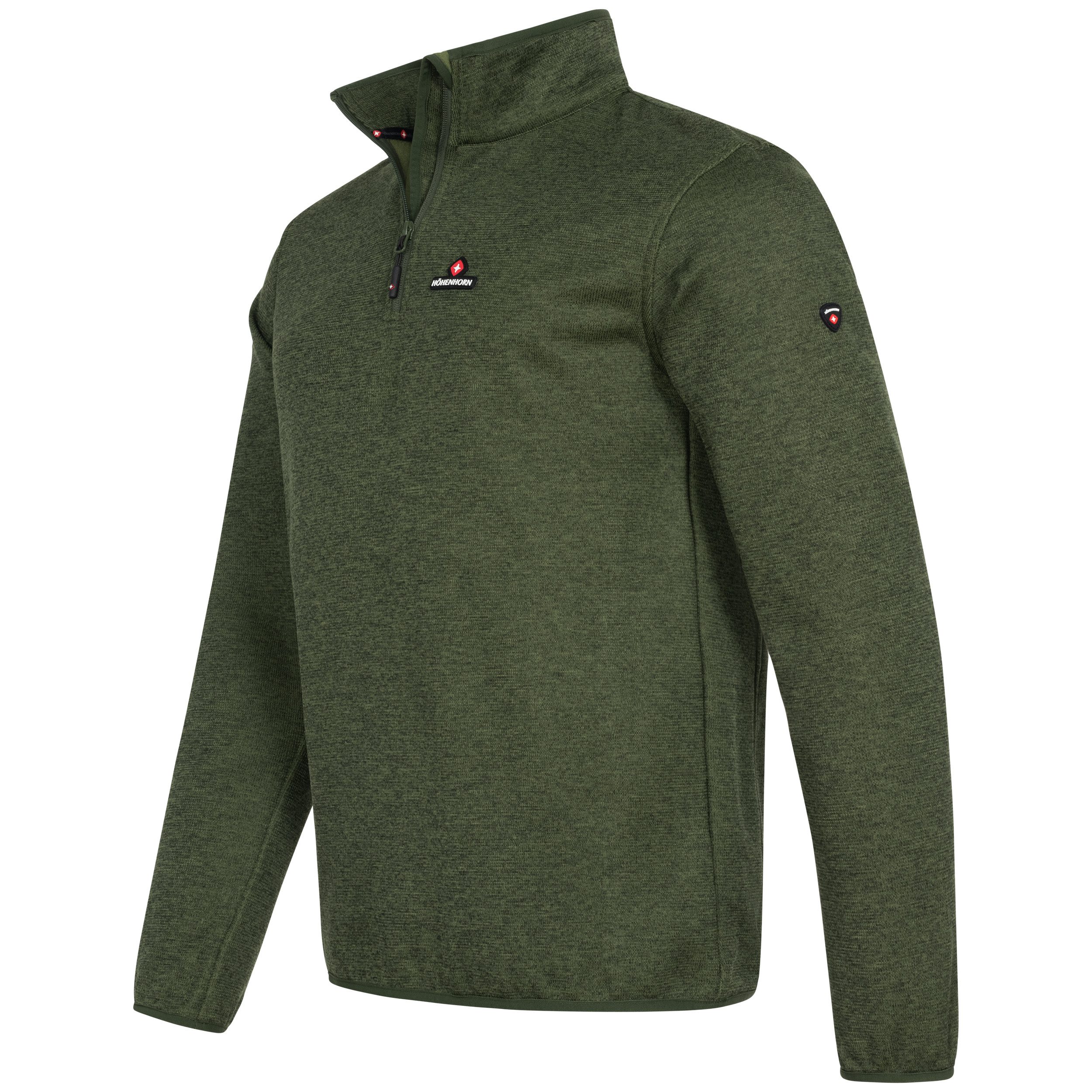 Höhenhorn Fleecepullover Swissfels Herren Strickfleece Pullover günstig online kaufen