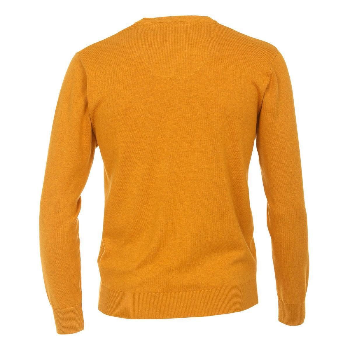 Redmond V-Ausschnitt-Pullover REDMOND Casual Herren Pullover Langarm V-Neck Comfort Gelb