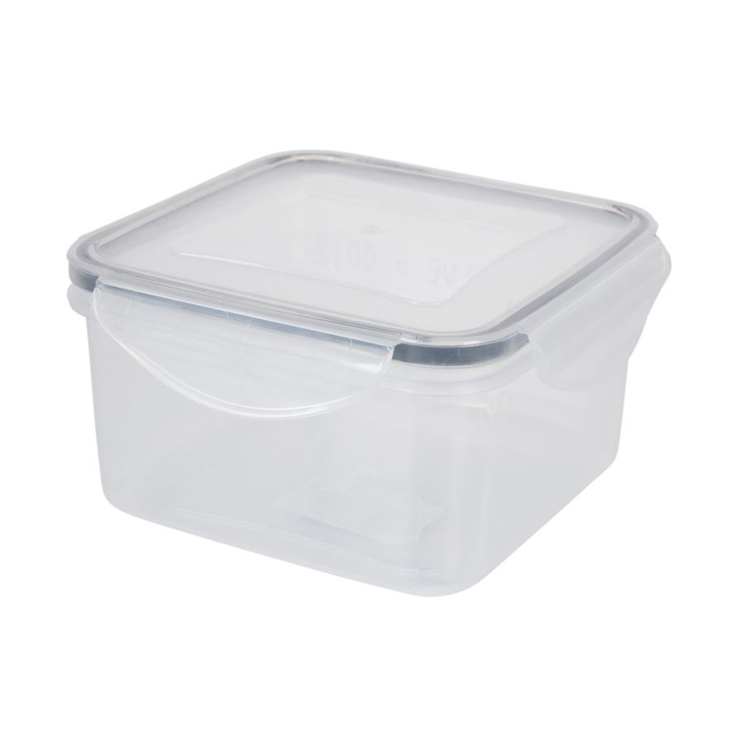 PLAST1 Vorratsdose Frischhaltedose 0,7 Vorratsbehälter Kunststoff Aufbewahrungsbox Klick Lebensmit, L