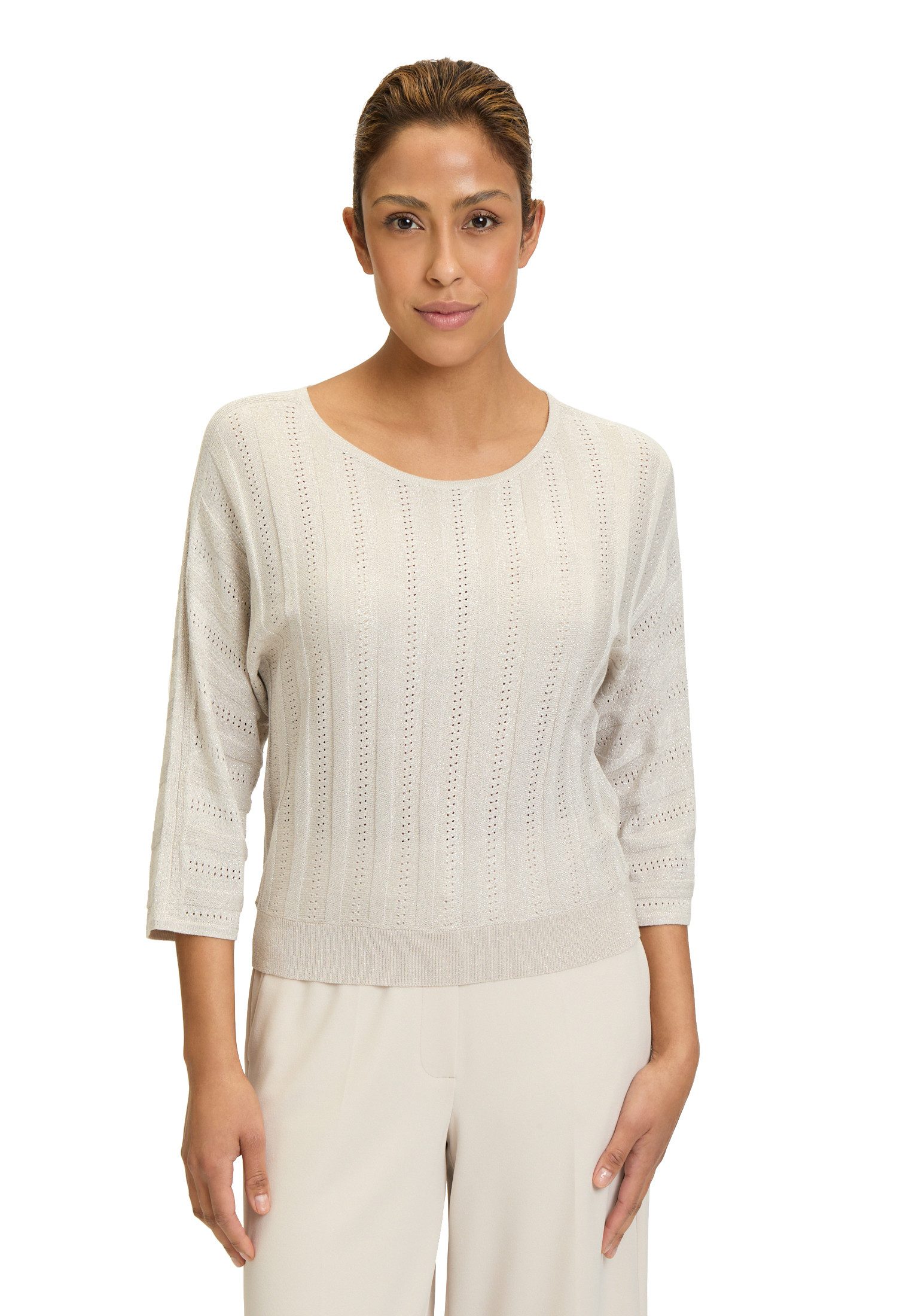 Strickpullover Betty Barclay Feinstrickpullover mit Lurexfaden