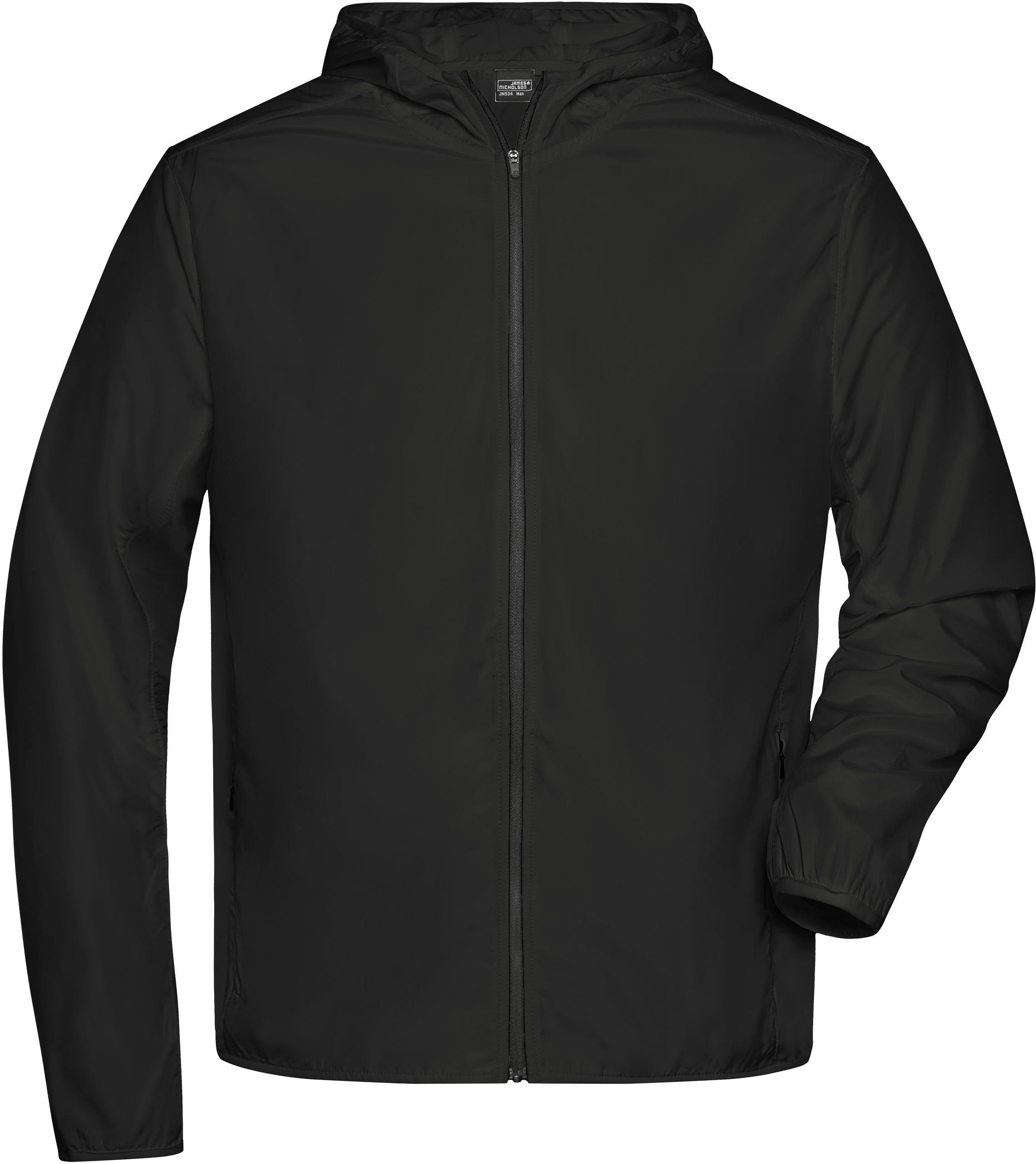 Nicholson aus & Polyester Sport James recyceltem FaS50534 black printed Jacke Funktionsjacke