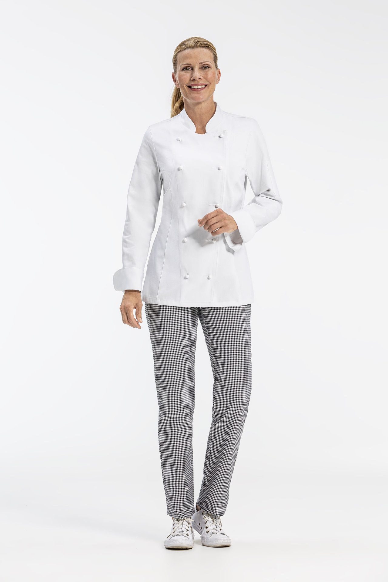 GREIFF Kochjacke Greiff GASTRO MODA Cuisine Damen Kochjacke Regular-Fit Weiß – Bild 4 von 4