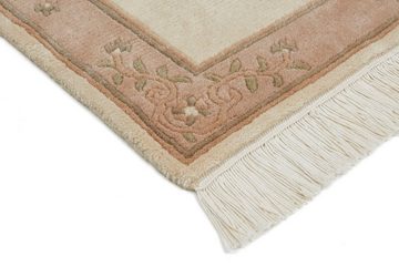 Orientteppich Giza, LUXOR living, rechteckig, Höhe: 12 mm, reine Wolle, handgeknüpft, mit Bordüre und Fransen