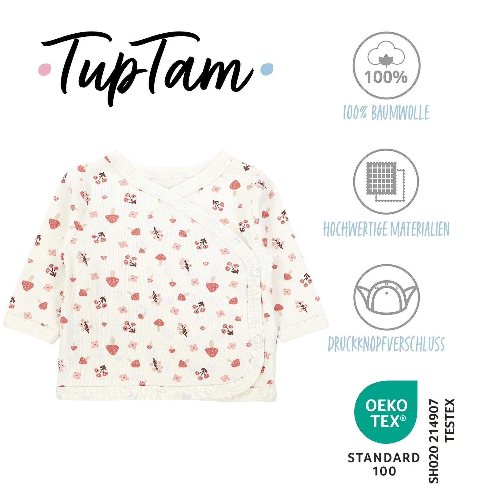 TupTam Wickelshirt TupTam Baby Mädchen Langarm Wickelshirt Baumwolle 5er Set