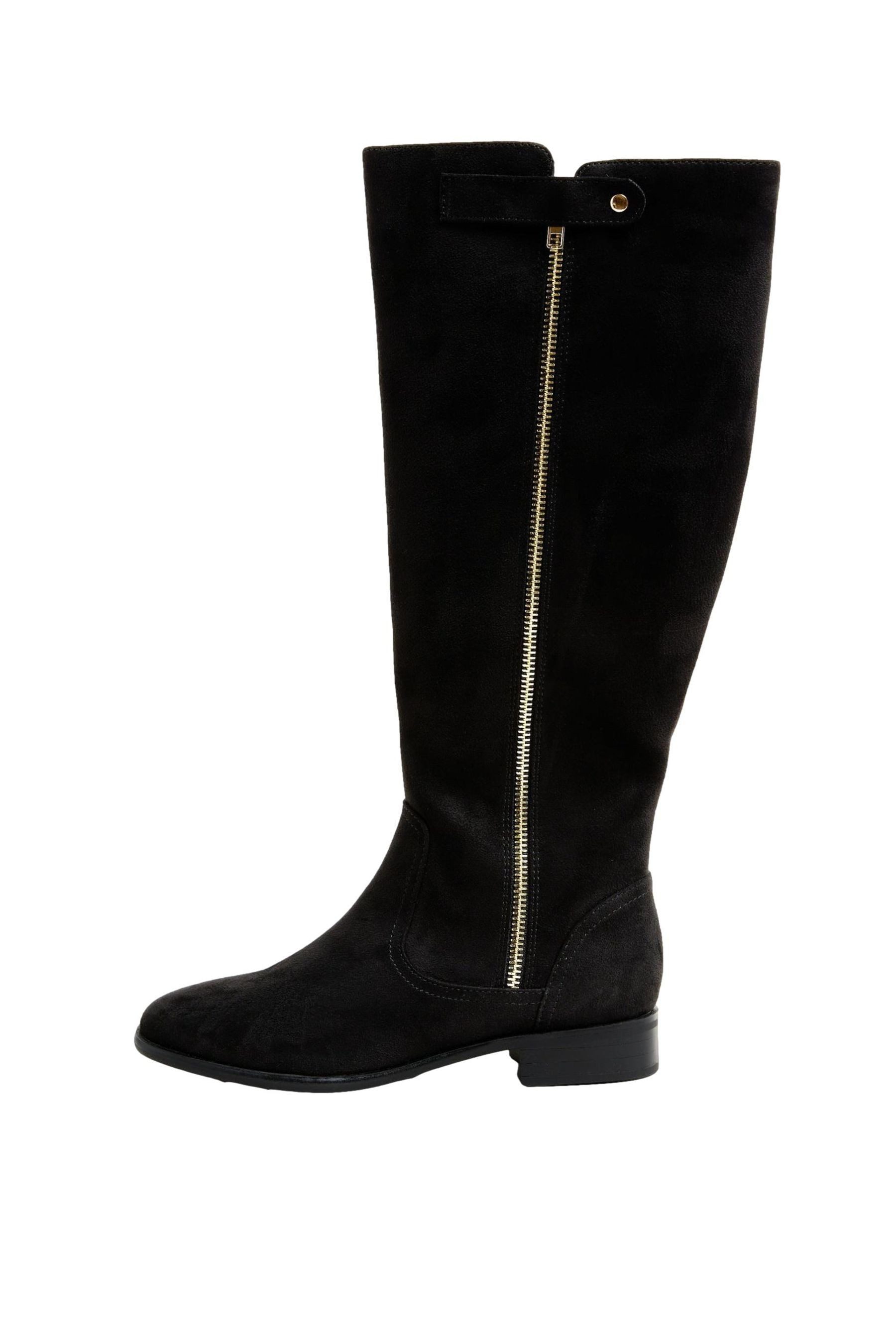 Friends Like These Flache Stiefel mit Zipper Stiefel