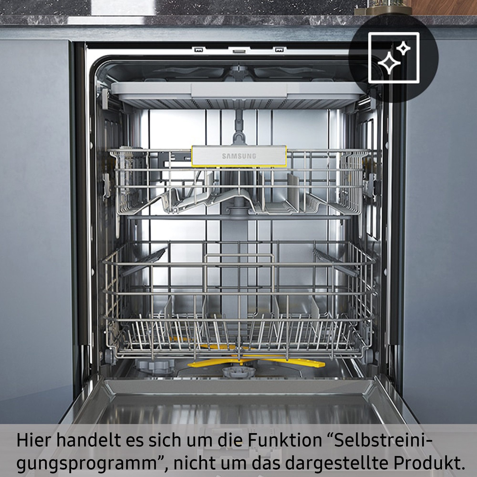 Samsung Unterbaugeschirrspüler DW60BG750USLET, 14 Maßgedecke – Bild 5 von 5