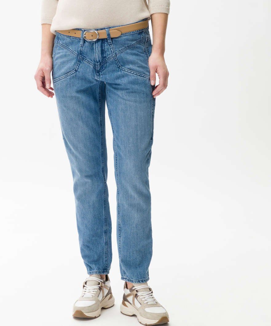 Stecktaschen 5-Pocket-Jeans Sportliche vorne MERRIT, Brax Style
