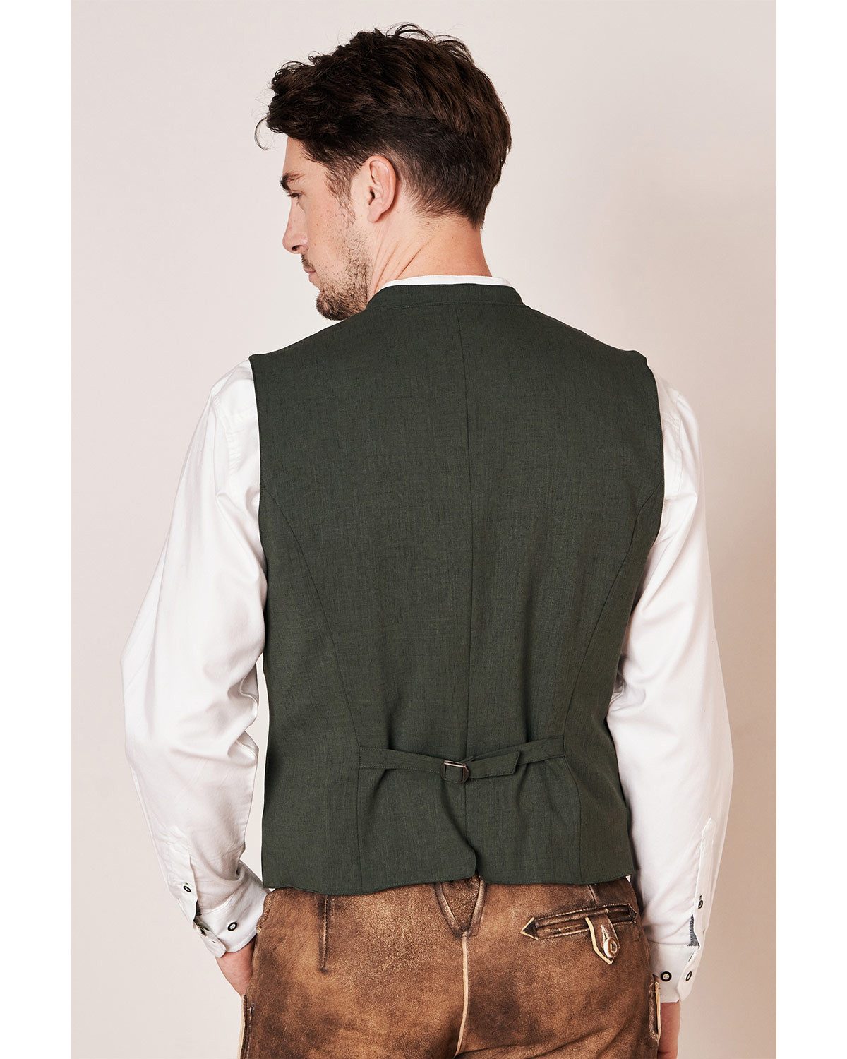 KRÜGER BUAM Trachtenweste Herren Trachten Weste 'Theodor' 951167, Grün günstig online kaufen