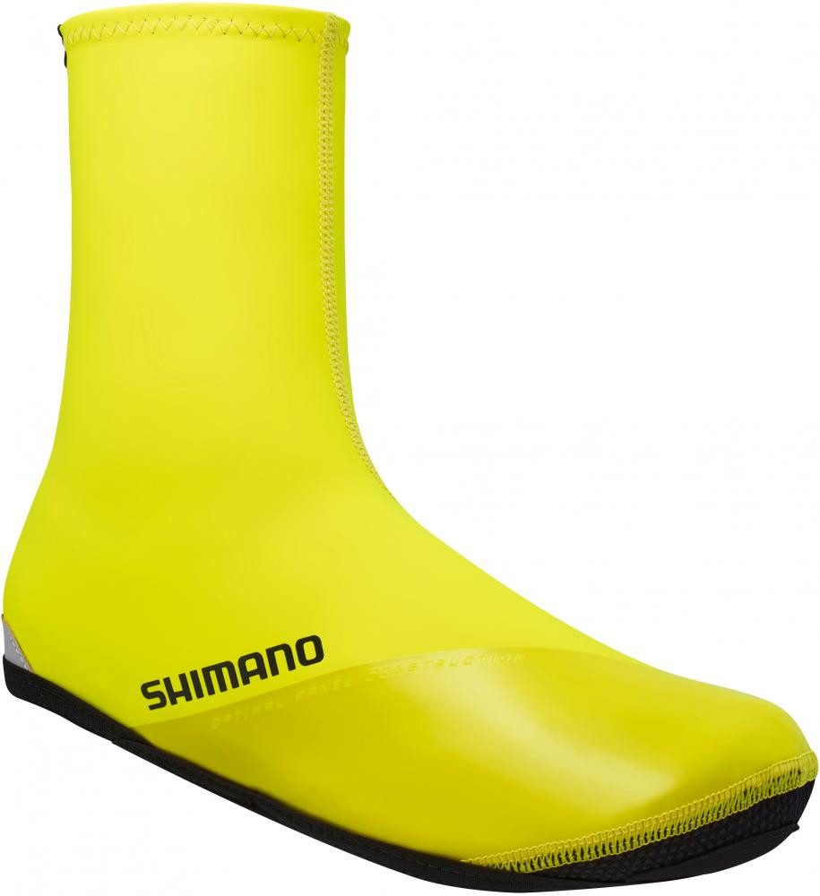 Shimano Fahrrad-Überschuh SHIMANO DUAL H2O SHOE COVER NEON YELLOW Überschuhe - 37-39