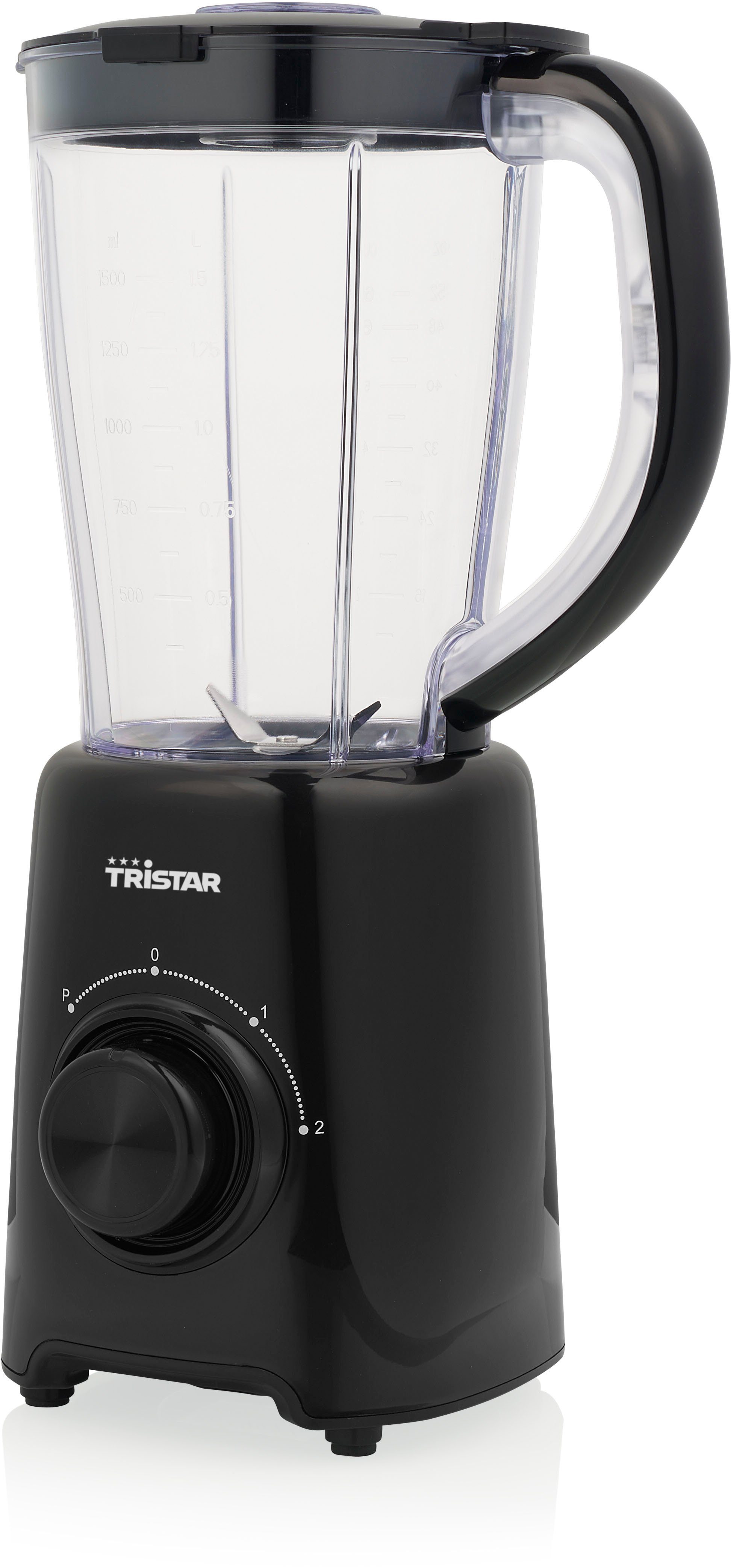 Tristar Standmixer BL-4476, 500 W, 1,5 Liter Krug, 500 Watt, 4 Edelstahlklingen