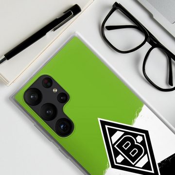 DeinDesign Handyhülle BMG Borussia Mönchengladbach Offizielles Lizenzprodukt, Samsung Galaxy S23 Ultra Silikon Hülle Bumper Case Handy Schutzhülle