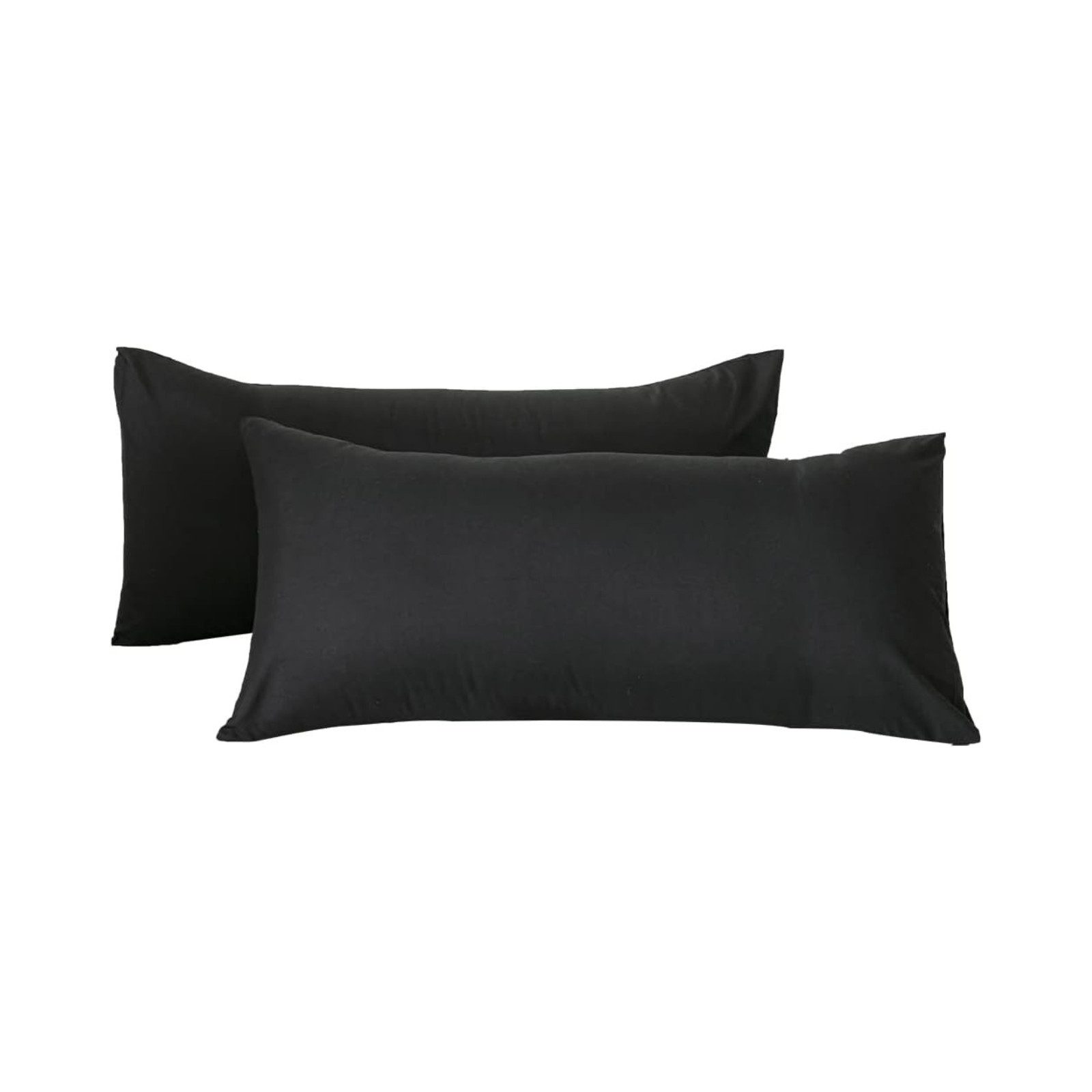 KONO Kissenbezüge 2er Set, Mikrofaser, weich, atmungsaktiv, waschbar pflegeleicht, (2 Stück), 40*80cm*2pcs