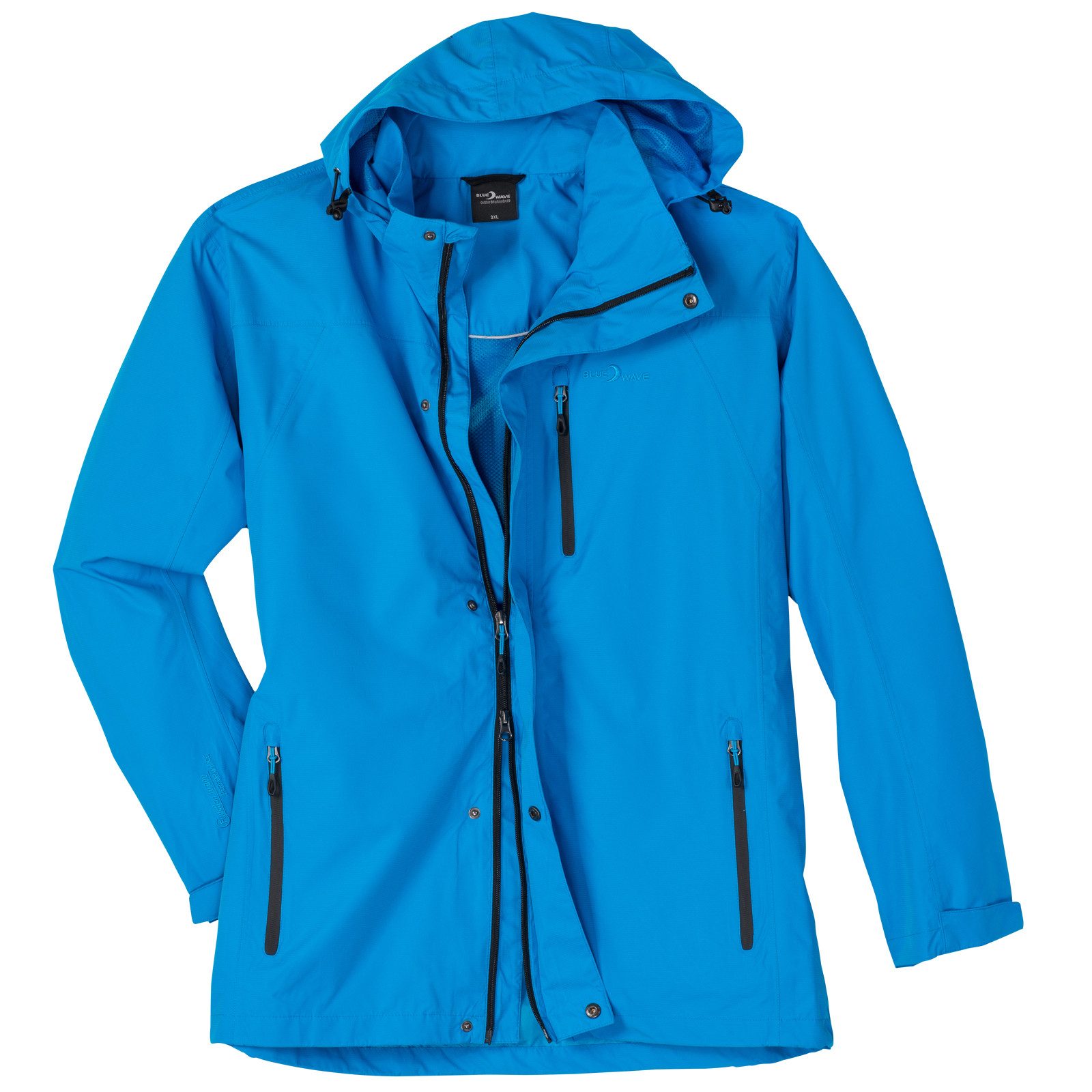 Blue Wave Funktionsjacke Blue Wave Übergrößen Funktionsjacke leicht Jupp azur