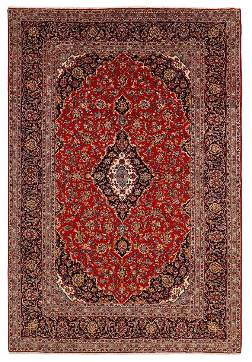 Orientteppich Keshan 244x366 Handgeknüpfter Orientteppich / Perserteppich, Nain Trading, rechteckig, Höhe: 12 mm