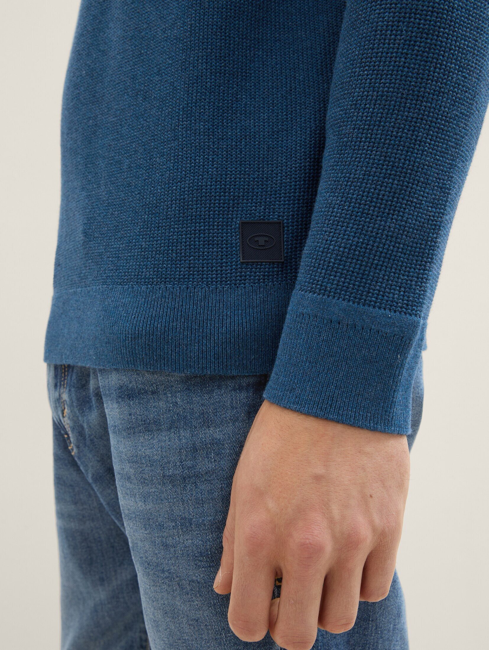 TOM TAILOR Strickpullover Pullover & Strickjacken Strickpullover aus Baumwolle