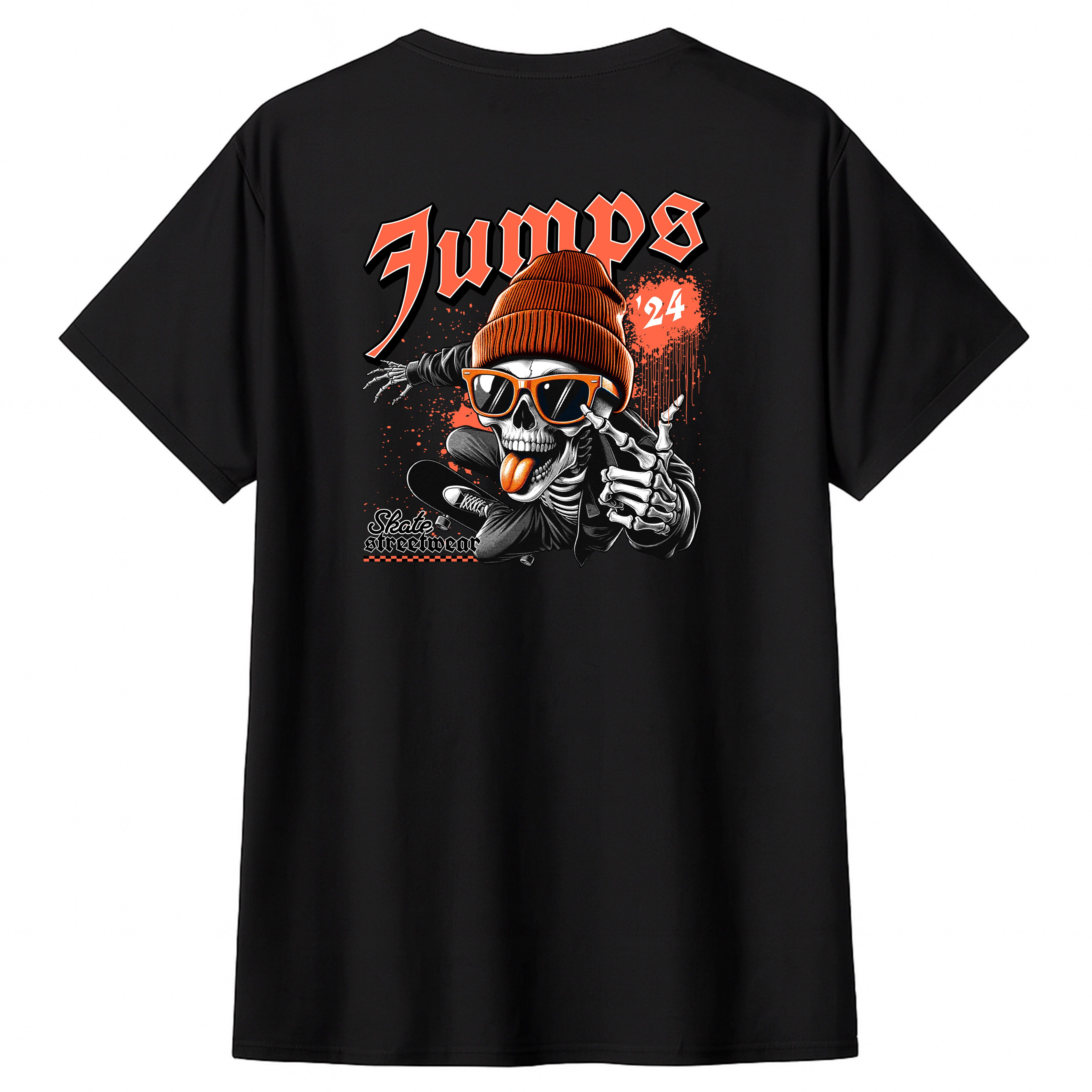 Banco Print-Shirt Trendiges Herren mit Skate-Skelett-Print – Streetwear Som günstig online kaufen