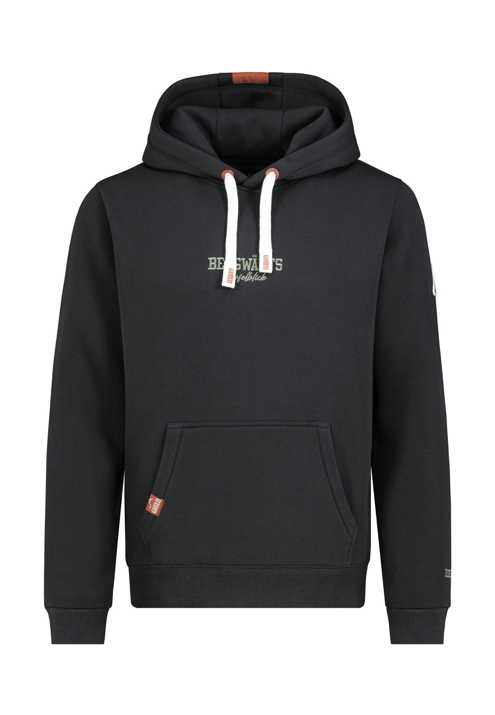 SUBLEVEL Kapuzenpullover Herren Kapuzenpullover mit Berge Print Sweater, Kapuzensweatshirt mit Kängurutasche, mit Kapuze, Oversized
