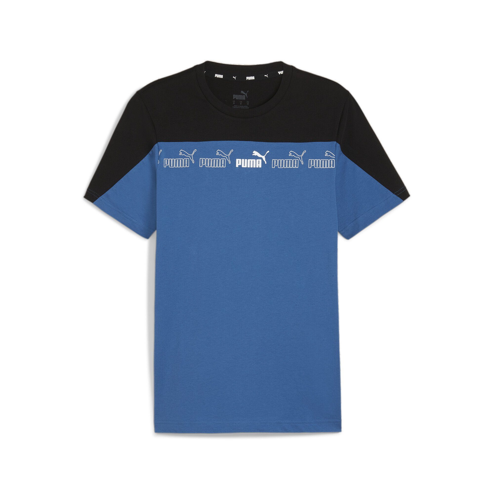 Blue Around the Herren PUMA T-Shirt Block Lake T-Shirt