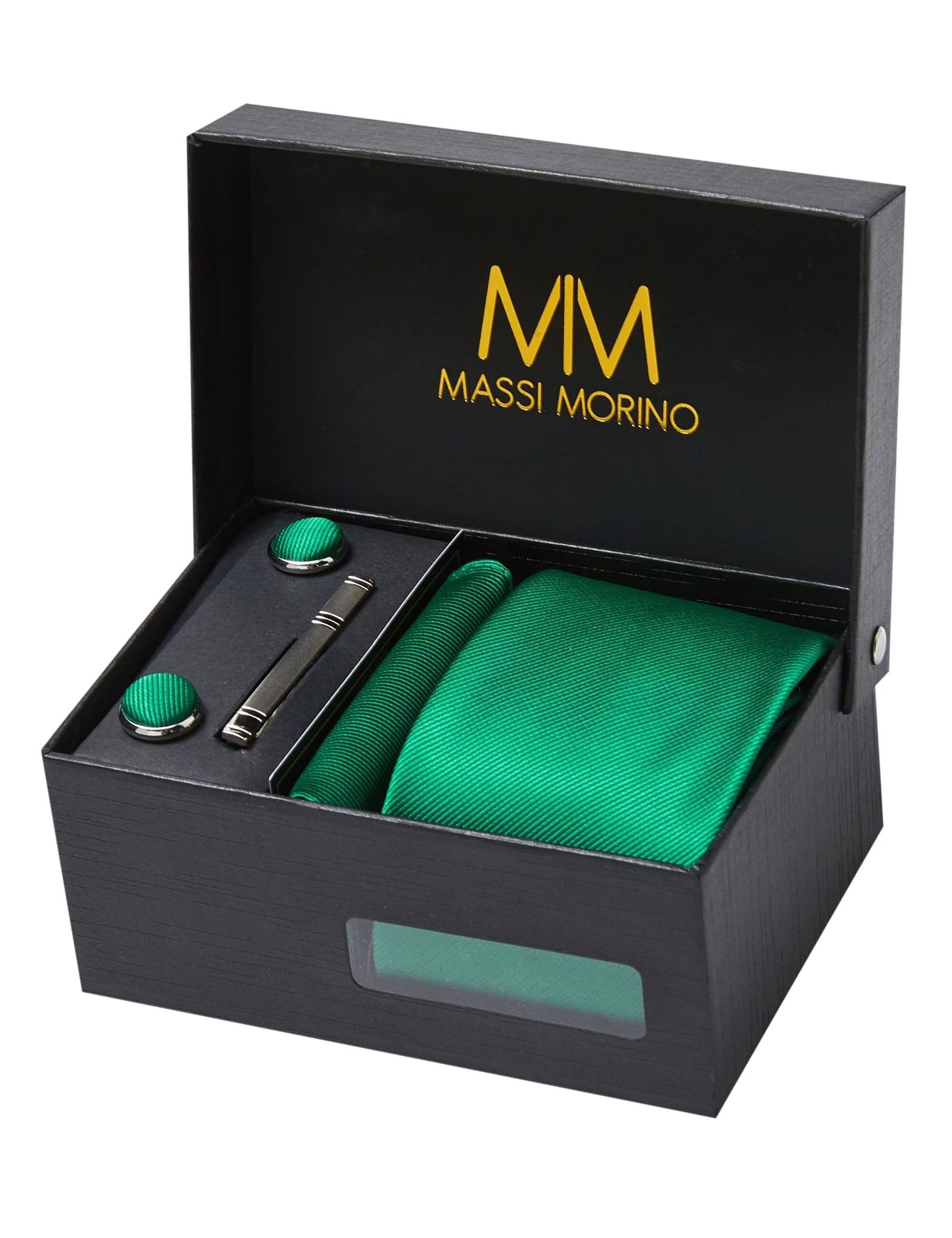 Massi Morino Krawatte (1-St) mit Einstecktuch, günstig online kaufen
