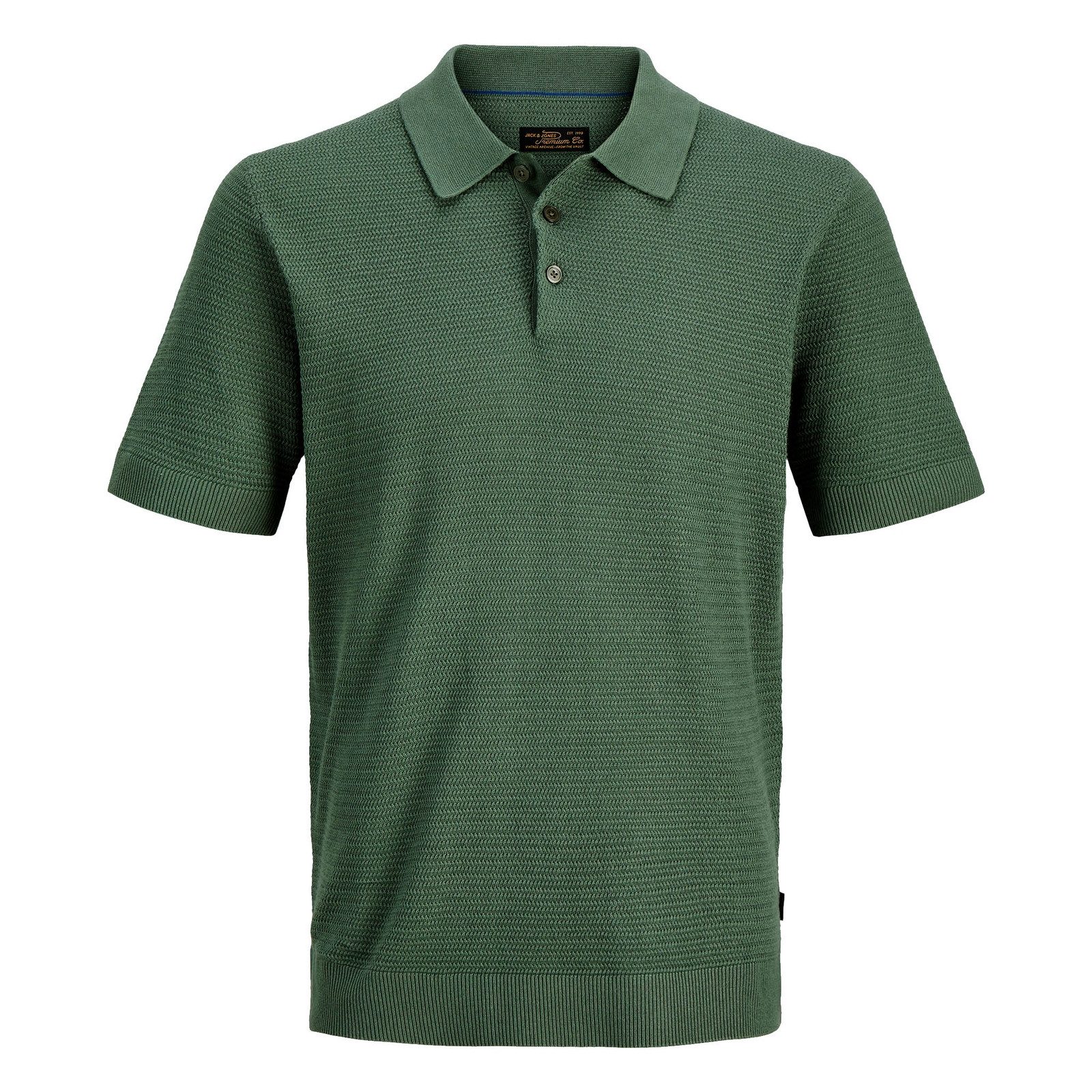 Jack & Jones Poloshirt Bluriley Knit Polo aus fein gestricktem Baumwoll-Material
