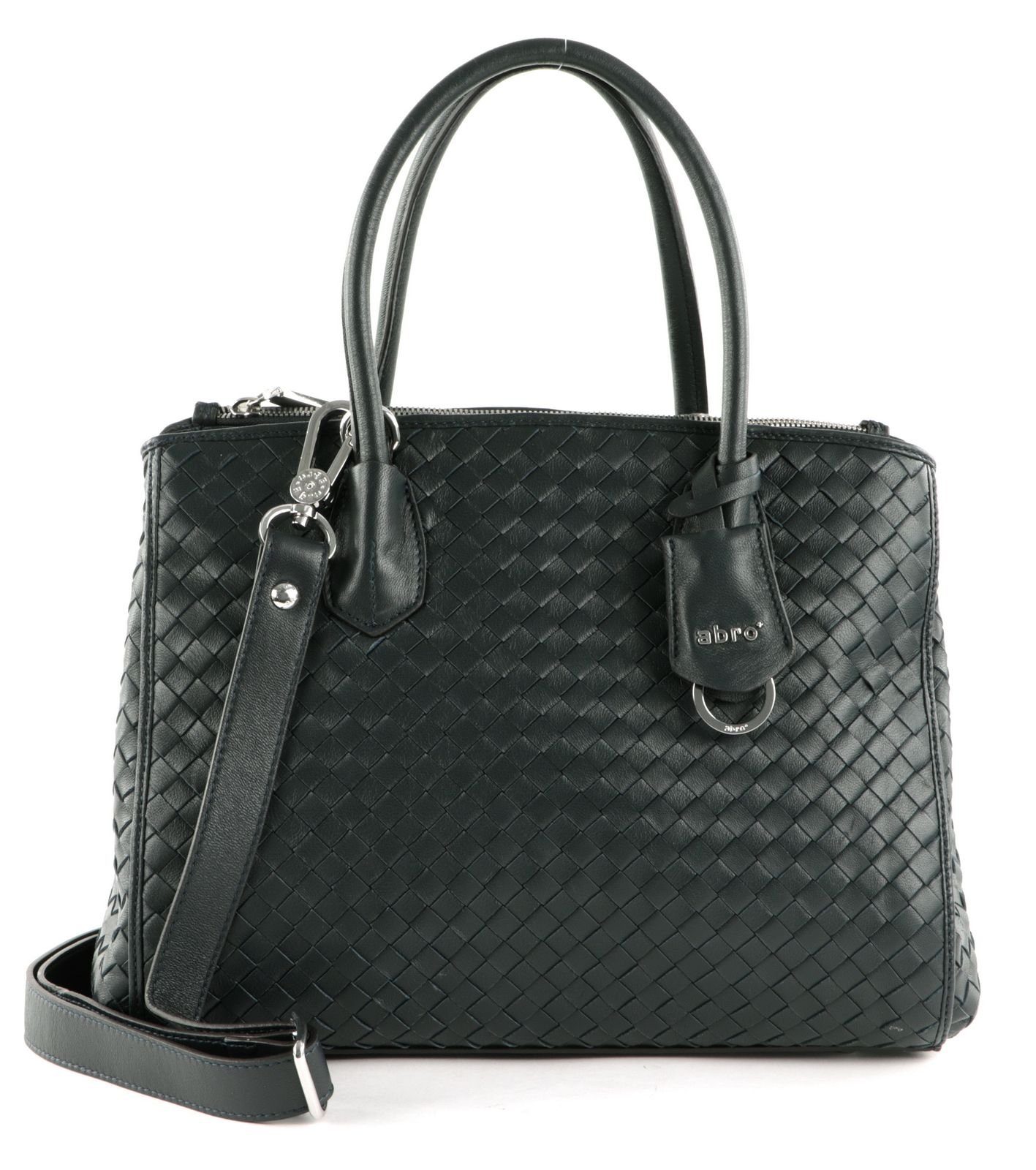 Abro Businesstasche Leather Piuma Weaving (Set, 2-tlg)