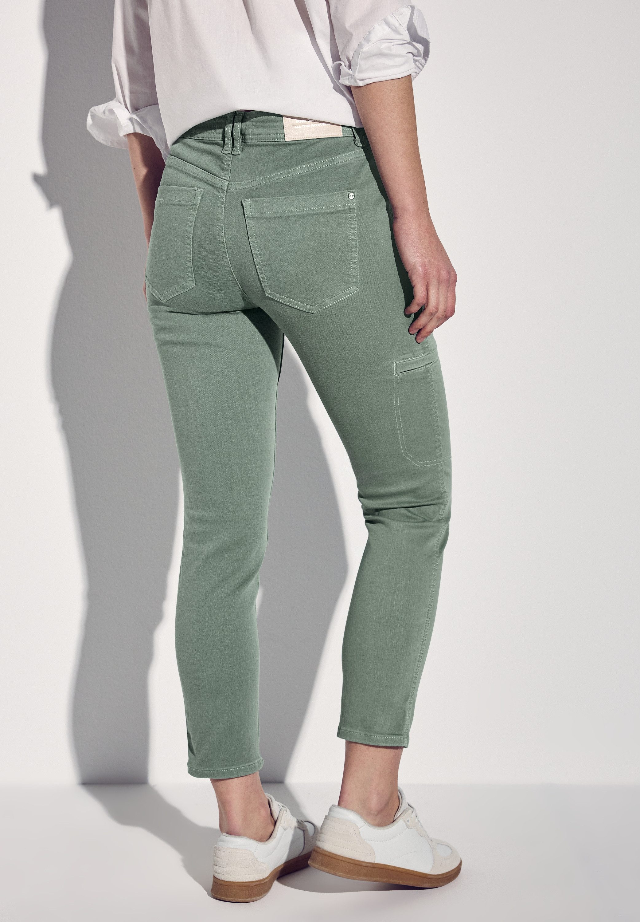 STREET ONE Cargojeans mit Stretch günstig online kaufen