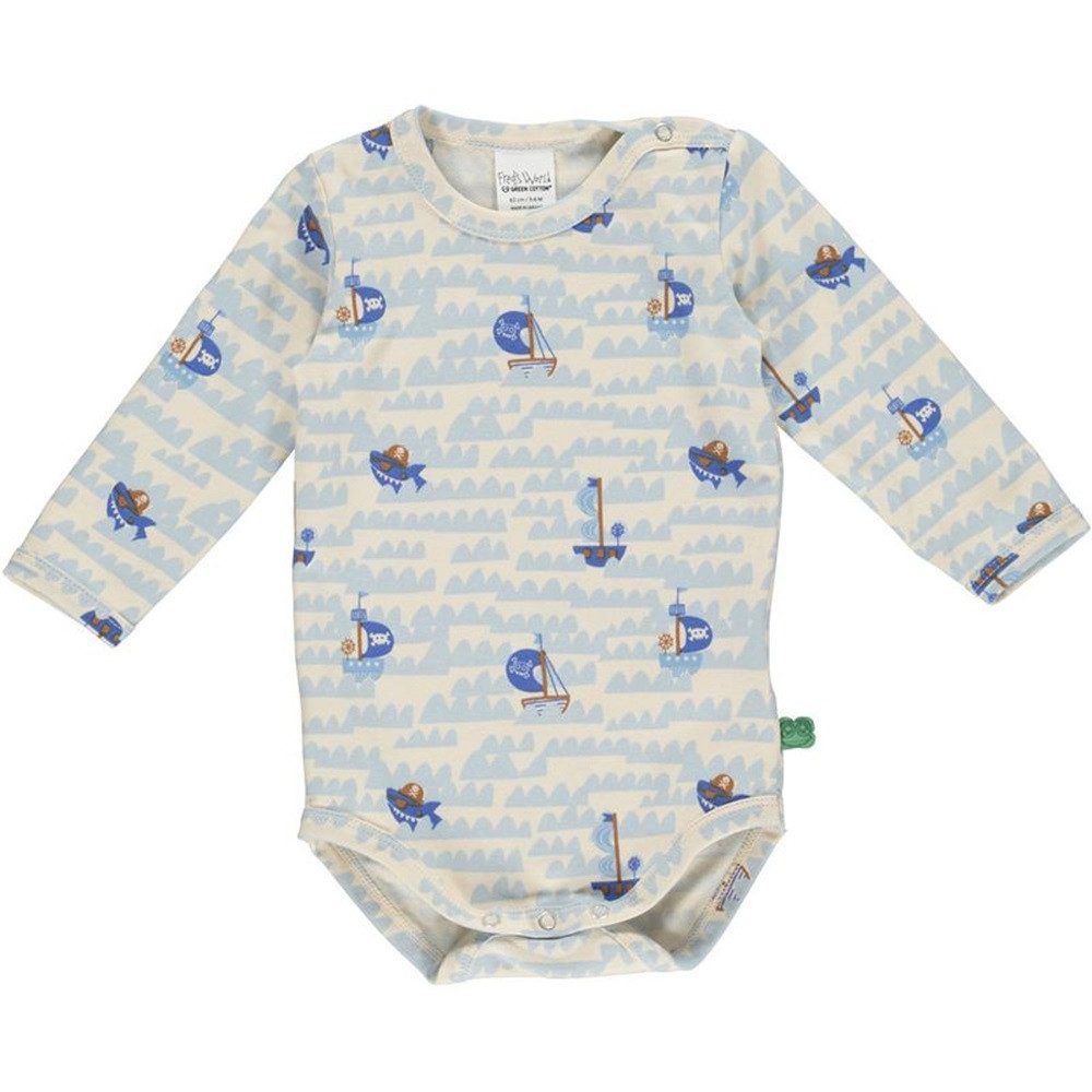 Fred's World by GREEN COTTON Body Langarmbody Pirat