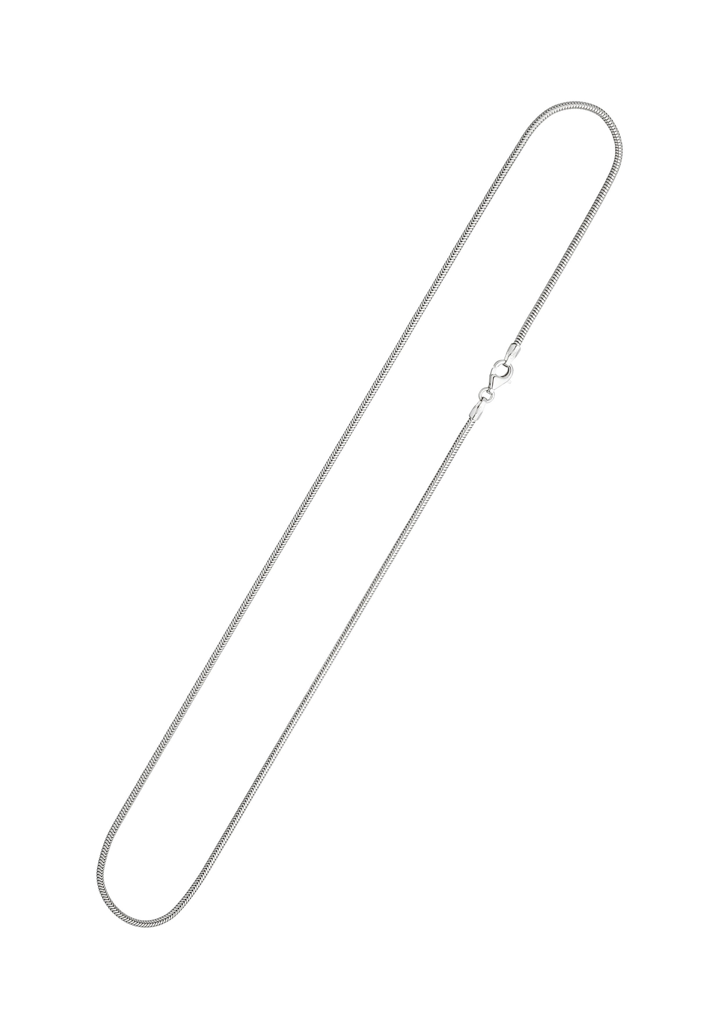 JOBO Goldkette Schlangen-Kette, 585 Wei�...