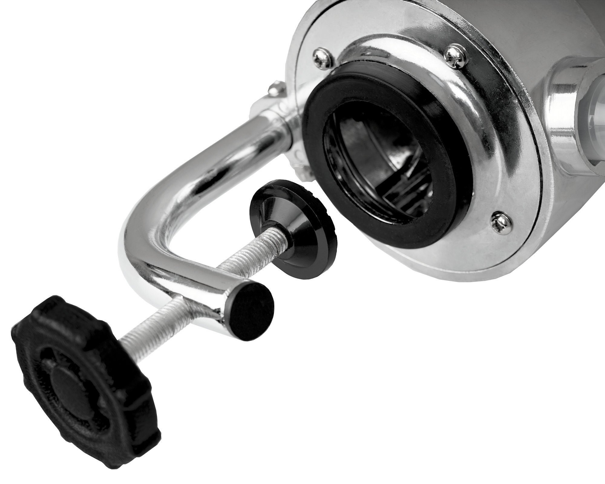 Zelsius Wurstfüllaufsatz Wurstfüllmaschine, 3 L, Edelstahl Wurstfüller Tischbefestigung