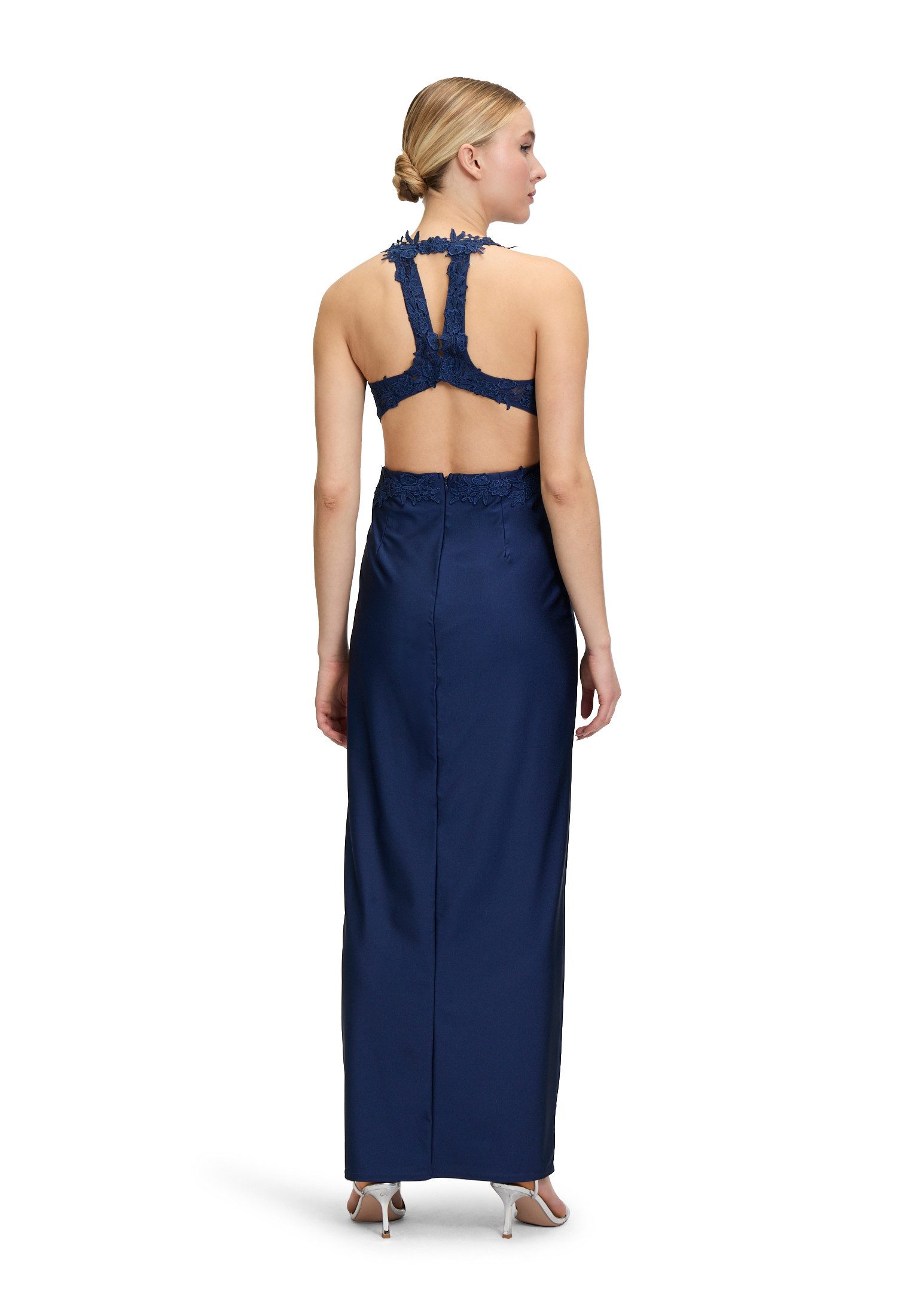 Vera Mont Abendkleid Damen mit Strass Rückenfrei