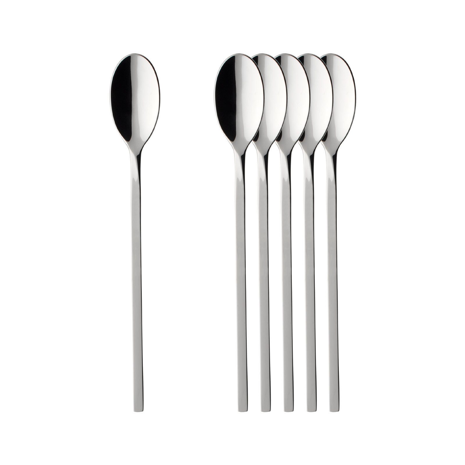 Villeroy & Boch Kaffeelöffel NewWave Latte-Macchiato-Löffel 19,9 cm 6er Set (6 Stück)