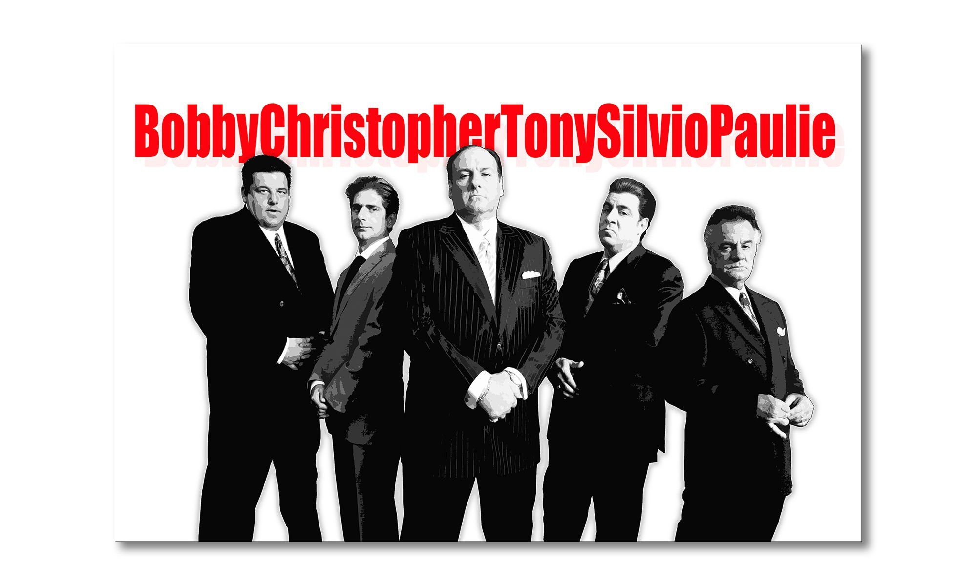 WandbilderXXL Leinwandbild Sopranos, (1 St), Wandbild,in 6 Größen erhältlich