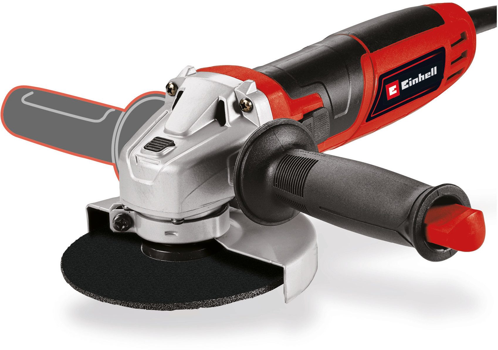 Einhell Winkelschleifer TC-AG 125/850 Kit – Bild 3 von 5