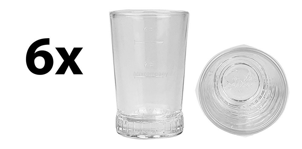 Gläser-Set Stolichnaya Vodka Longdrik Gläser glas S Glas - 6x 0,3l geeicht