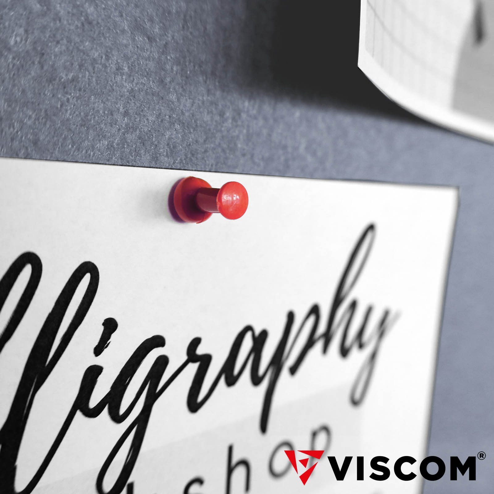 Viscom Standtafel UP - einteilige Moderationstafel - beidseitig nutzbar, Metaplanwand mit Filz- oder Whiteboard-Oberfläche - mobil dank Rollen