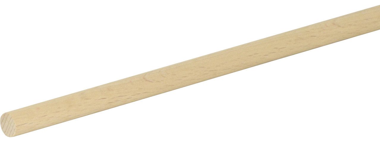 FN Neuhofer Sockelleiste FN Neuhofer Rundstab glatt 100 cm 14 x 14 mm Buche