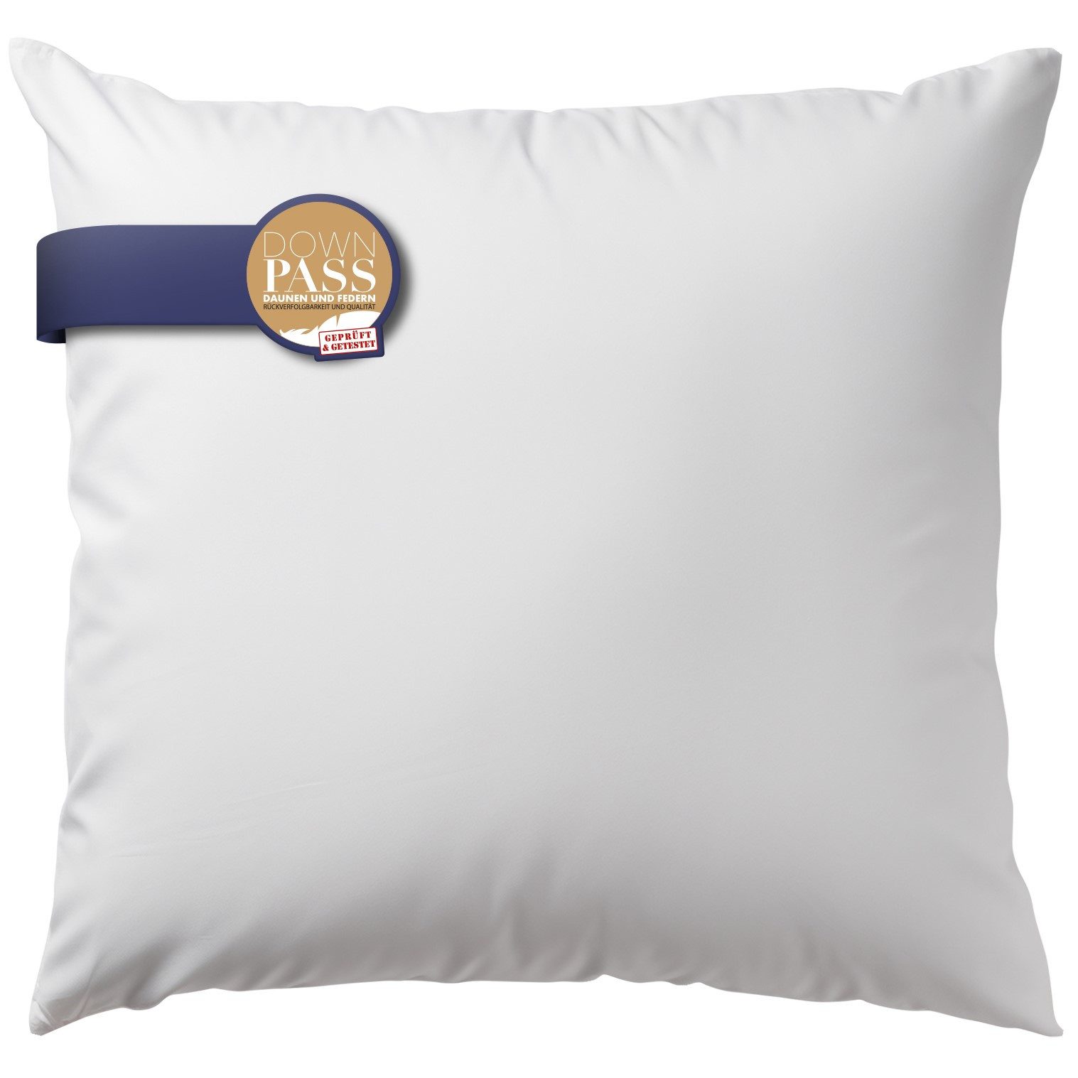 Bestlivings Federkissen "Tierwohl" 80x80 cm Made in Germany, Füllung: 100% günstig online kaufen