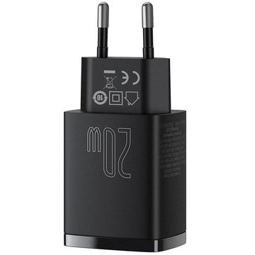 HOCO CCXJ-B01 Smartphone-Ladegerät (3000 mA, EU Netz Lade Stecker Ladegerät Charger USB A C Dual Charge)