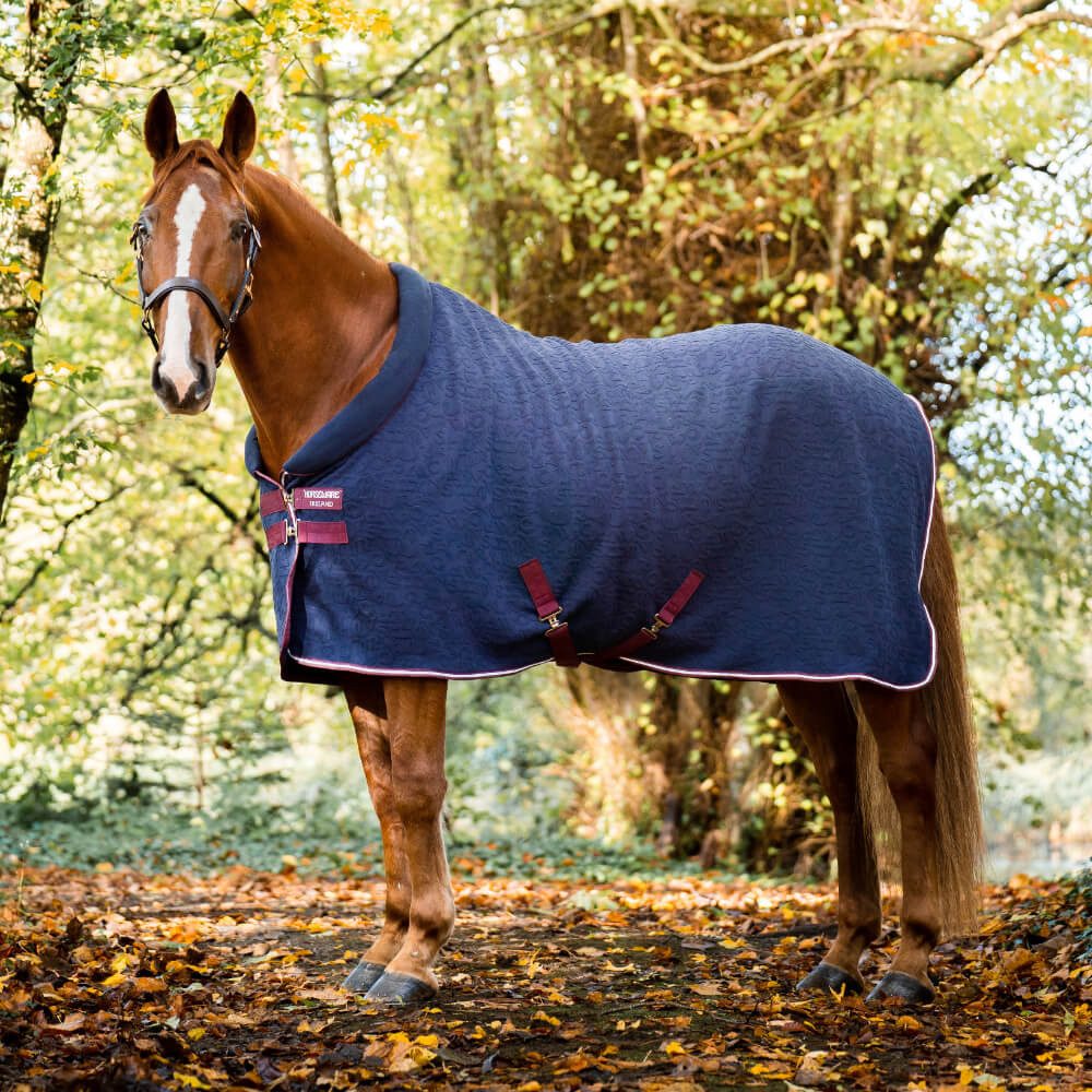 Horseware Pferde-Abschwitzdecke Horseware Embossed Cosy Neck Cooler