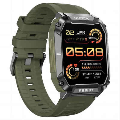 Makibes T3 Smartwatch (1.95 inch Zoll), Blutdrucküberwachung, Tägliche Schritte Ziel