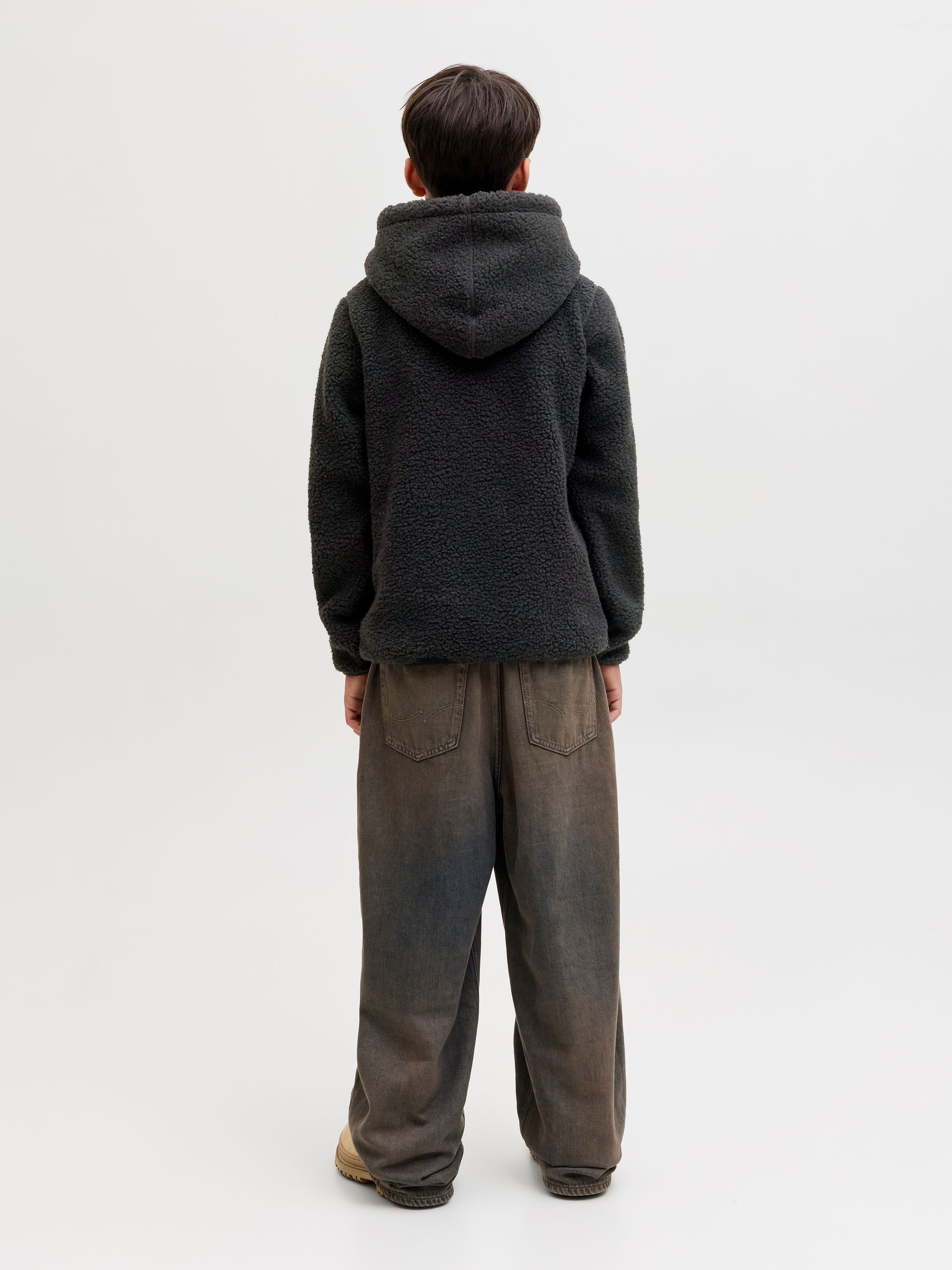 Jack & Jones Junior Sweatshirt JCOFLARE TEDDY SWEAT HOOD JNR