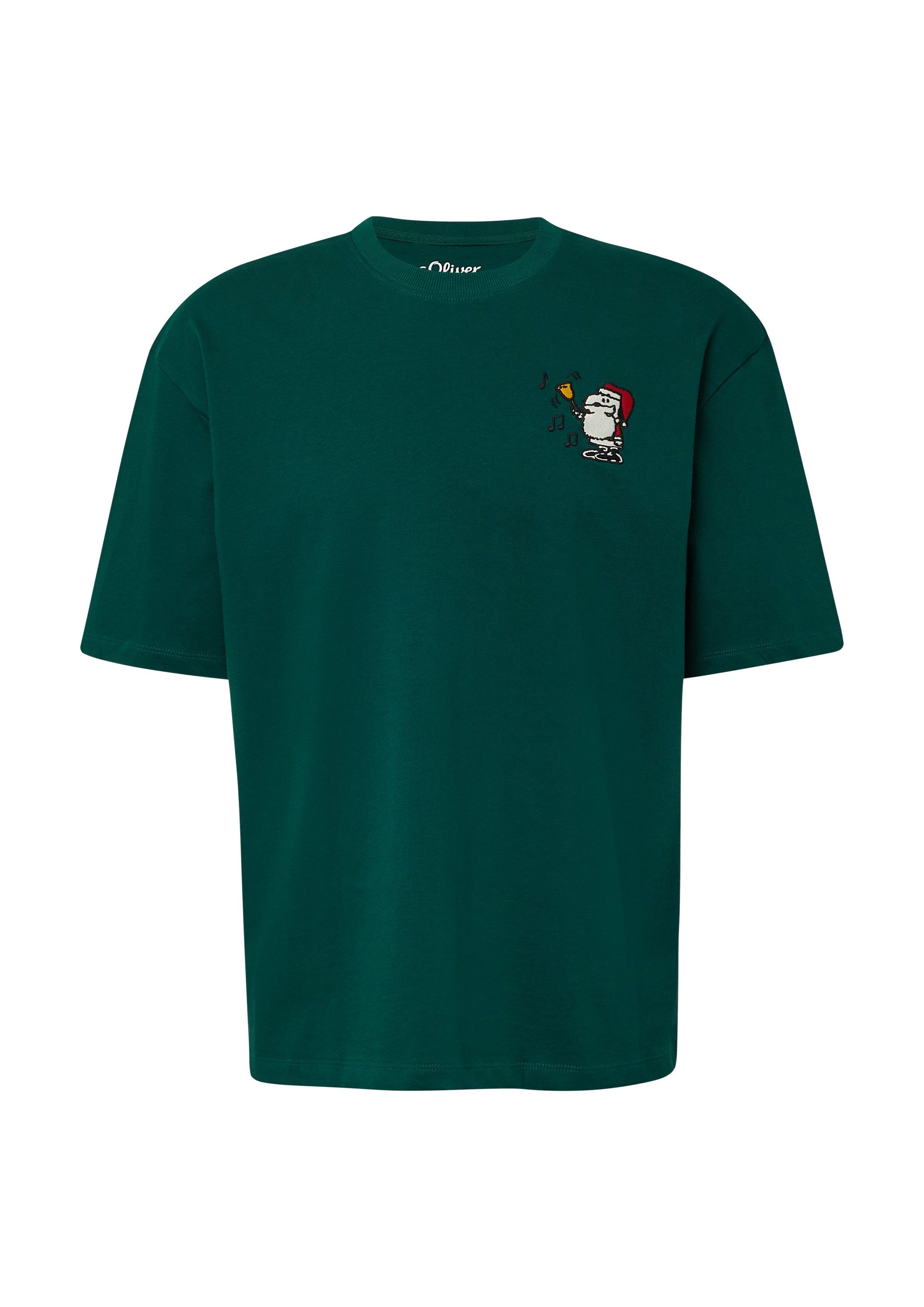 s.Oliver Kurzarmshirt T-Shirt T-Shirt mit Peanuts®-Artwork im Relaxed Fit