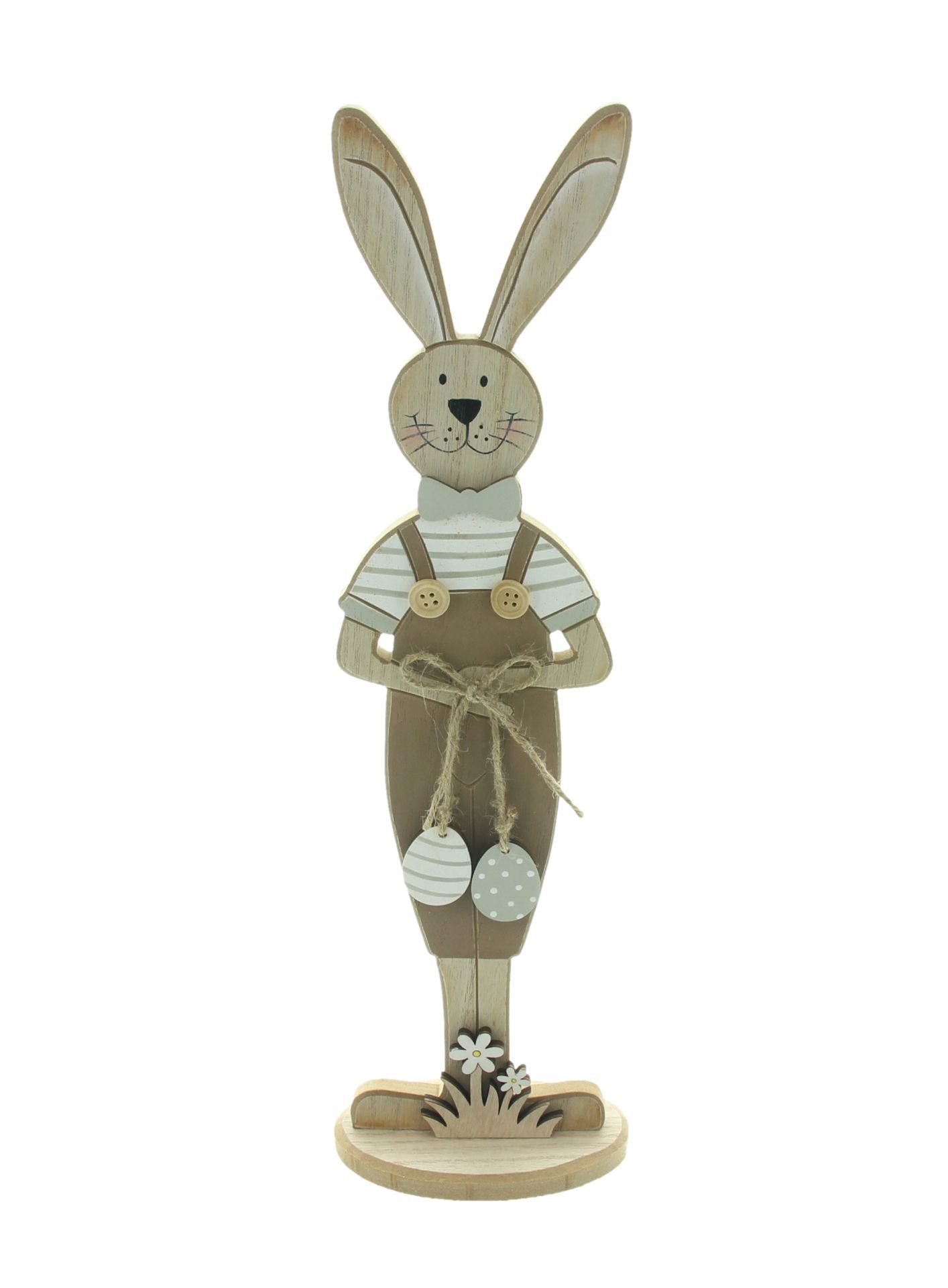 Home-trends24.de Osterhase Hase Osterhase Ostereier Aufsteller Fenster Schrank Ostern Deko 43 cm