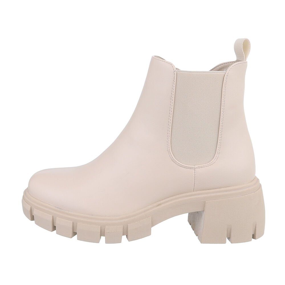 Ital-Design Damen Chelsea Freizeit Plateaustiefelette (84556885) günstig online kaufen