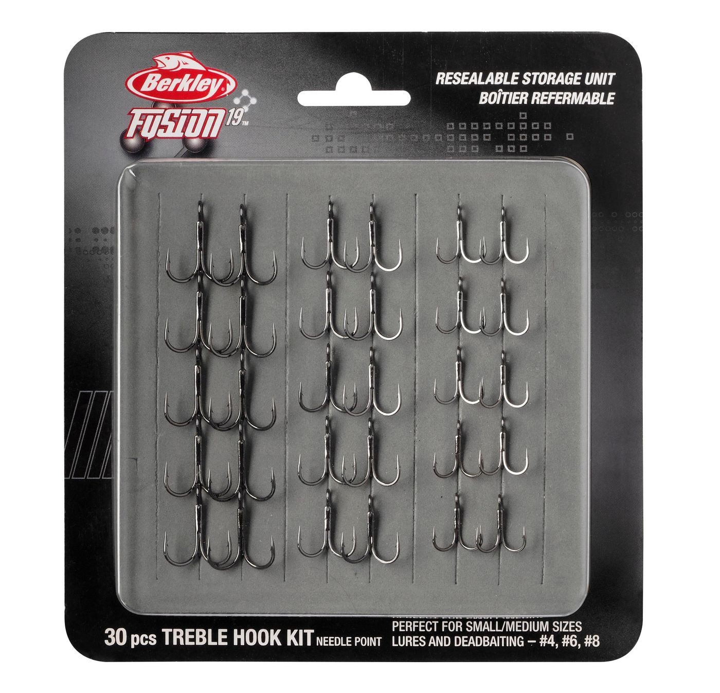 Drillingshaken Berkley Fusion19 Treble Kit Small - 30 Drillinge im Set