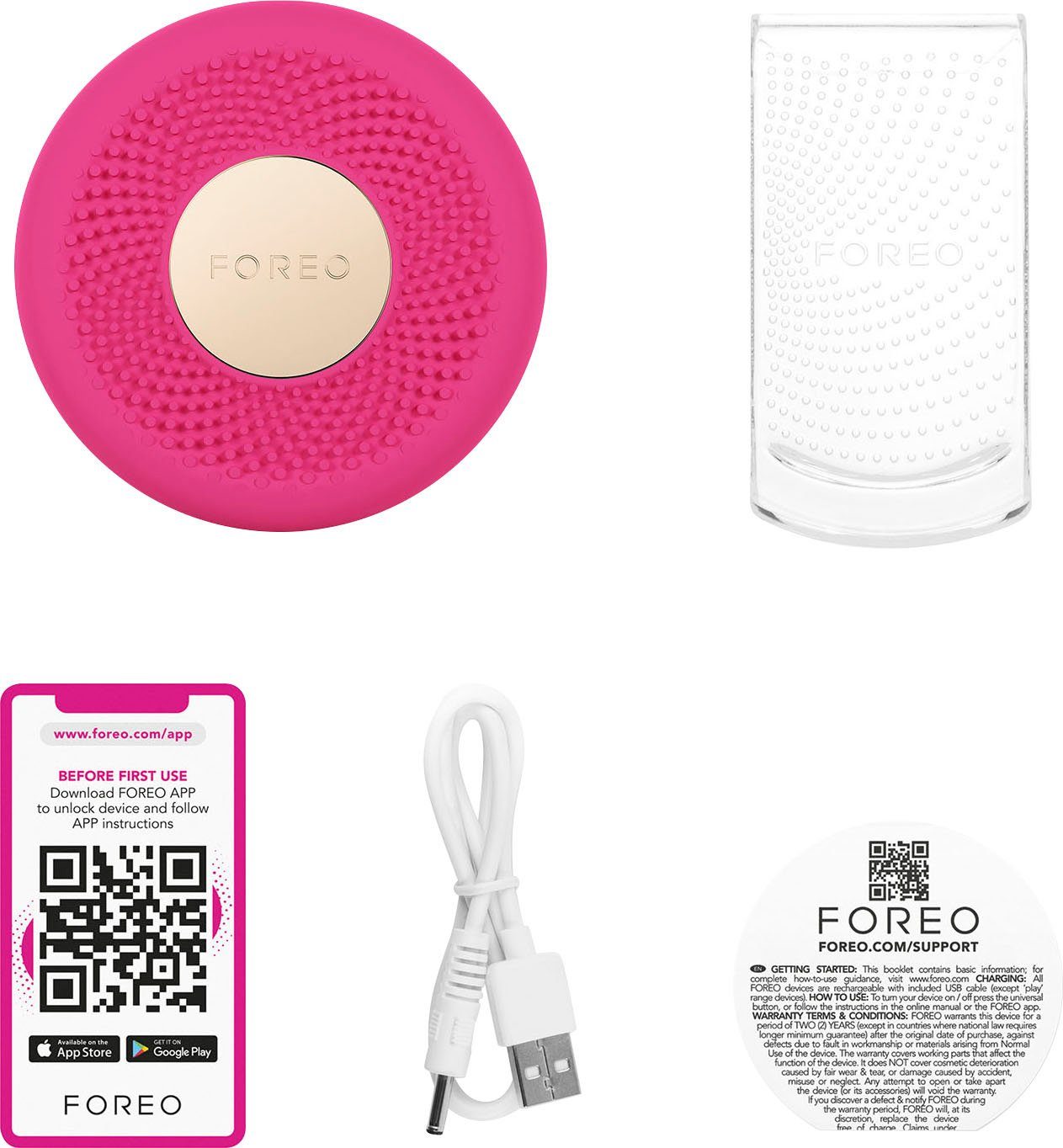 3 FOREO UFO™ Kosmetikbehandlungsgerät LED