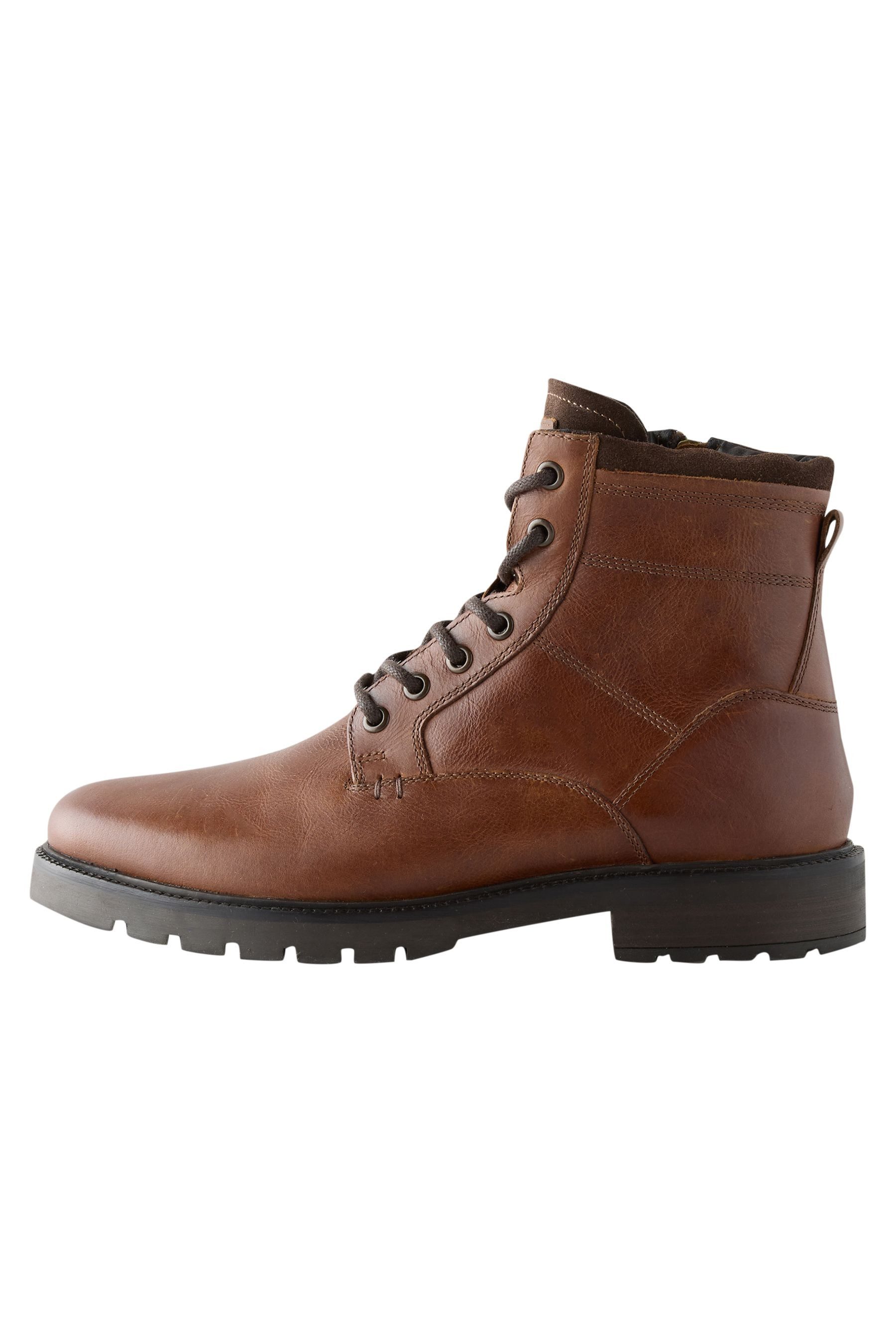 Next Lederstiefel mit Teddyfellfutter Stiefel (1-tlg) günstig online kaufen